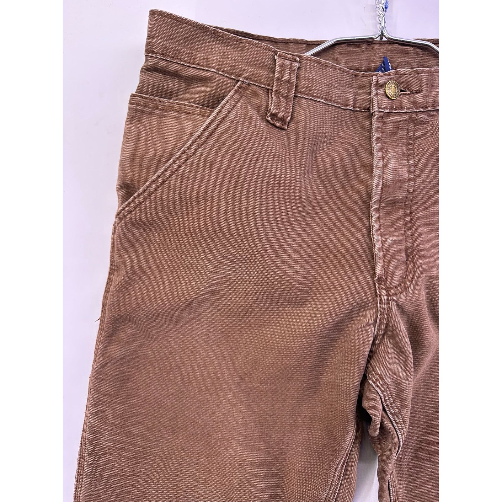 Wrangler Wrangler Rugged Wear Cargo Insulated Brown Jeans Size 33x34 Size US 33 - 5 Thumbnail