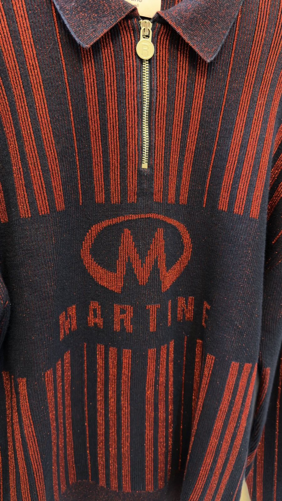 Martine Rose Martine Rose Prysm Glitter Sweater Size US L / EU 52-54 / 3 - 2 Thumbnail
