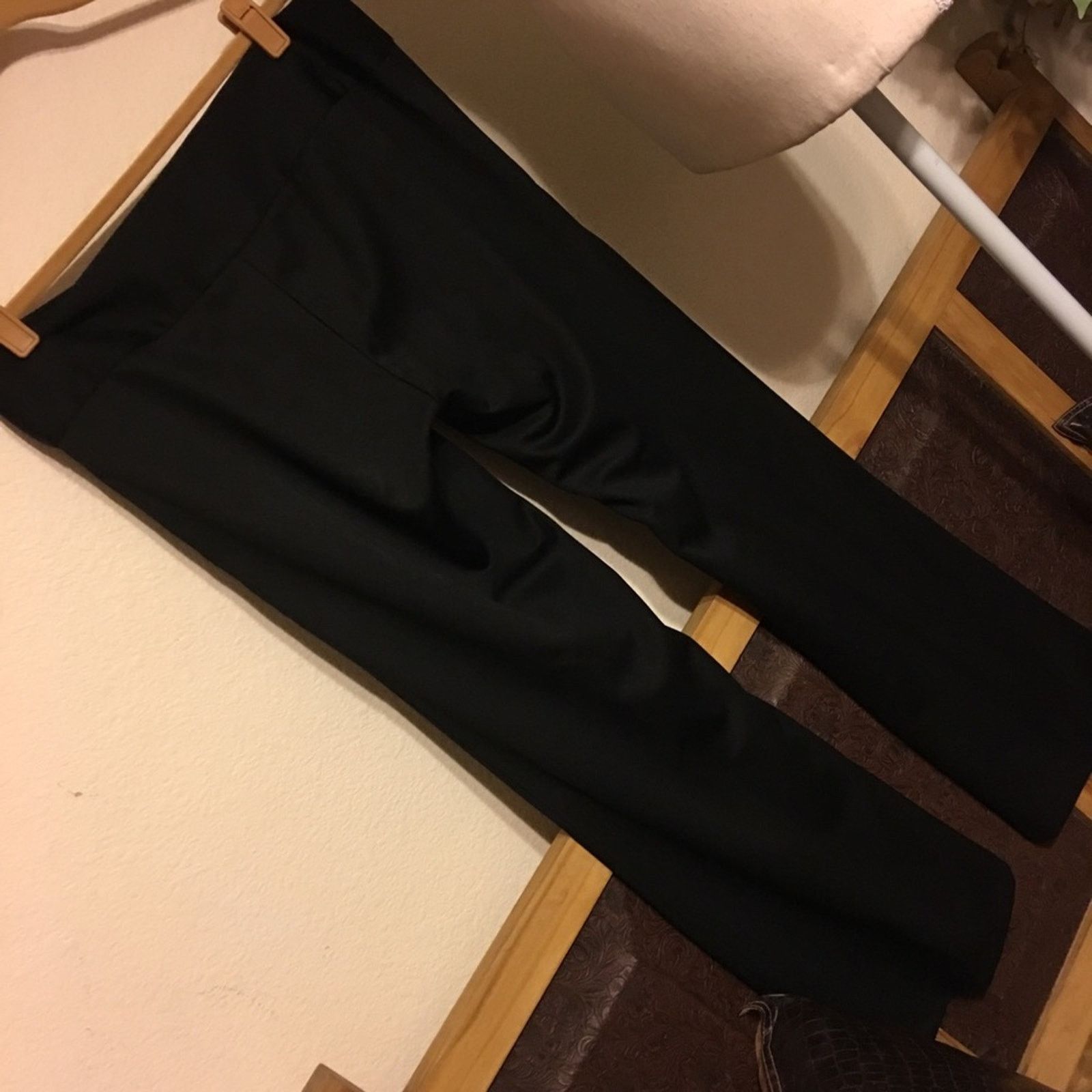 Other Exact Change black stretch slacks NWT 11/12 Size 34" / US 12 / IT 48 - 4 Thumbnail