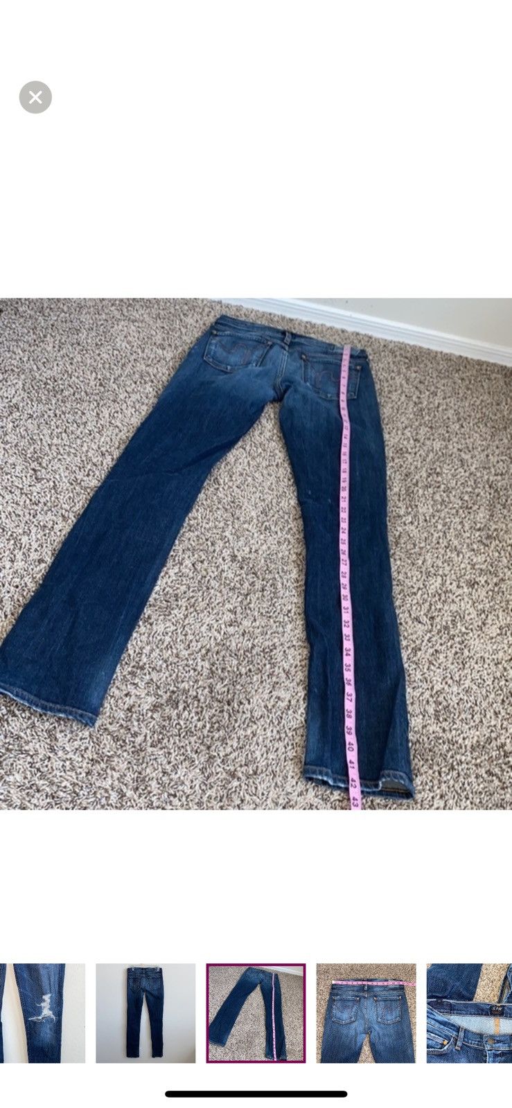 Citizens Of Humanity Citizens of humanity Ava low rise straight jeans size 27 Size 27" / US 4 / IT 40 - 4 Thumbnail