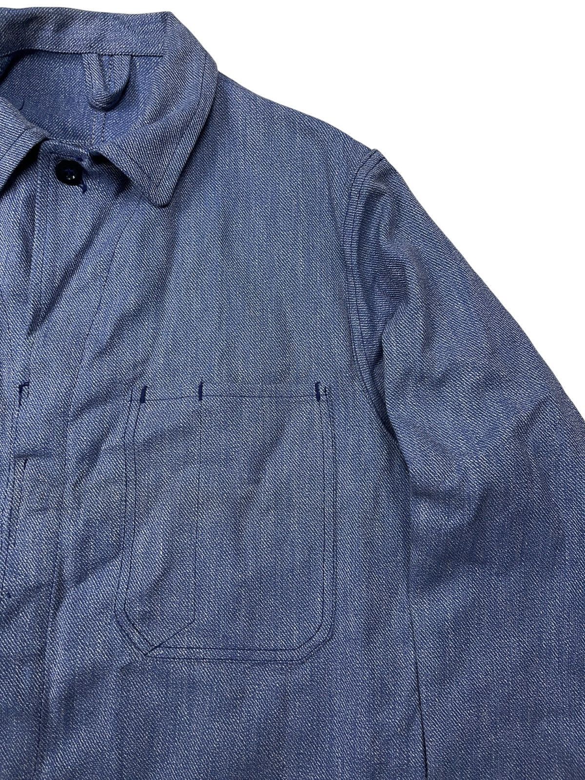 Le Laboureur Vintage 60s Sanfor Leber Jacket German Workwear Utility Size US S / EU 44-46 / 1 - 7 Thumbnail