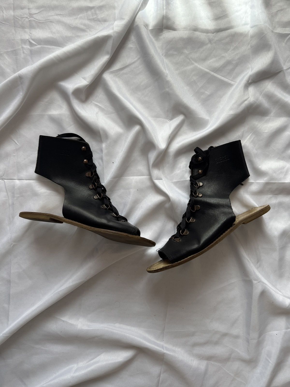 Diesel Diesel Vintage Archive Y2K Gladiator Leather Sandals Size US 8 / IT 38 - 2 Thumbnail