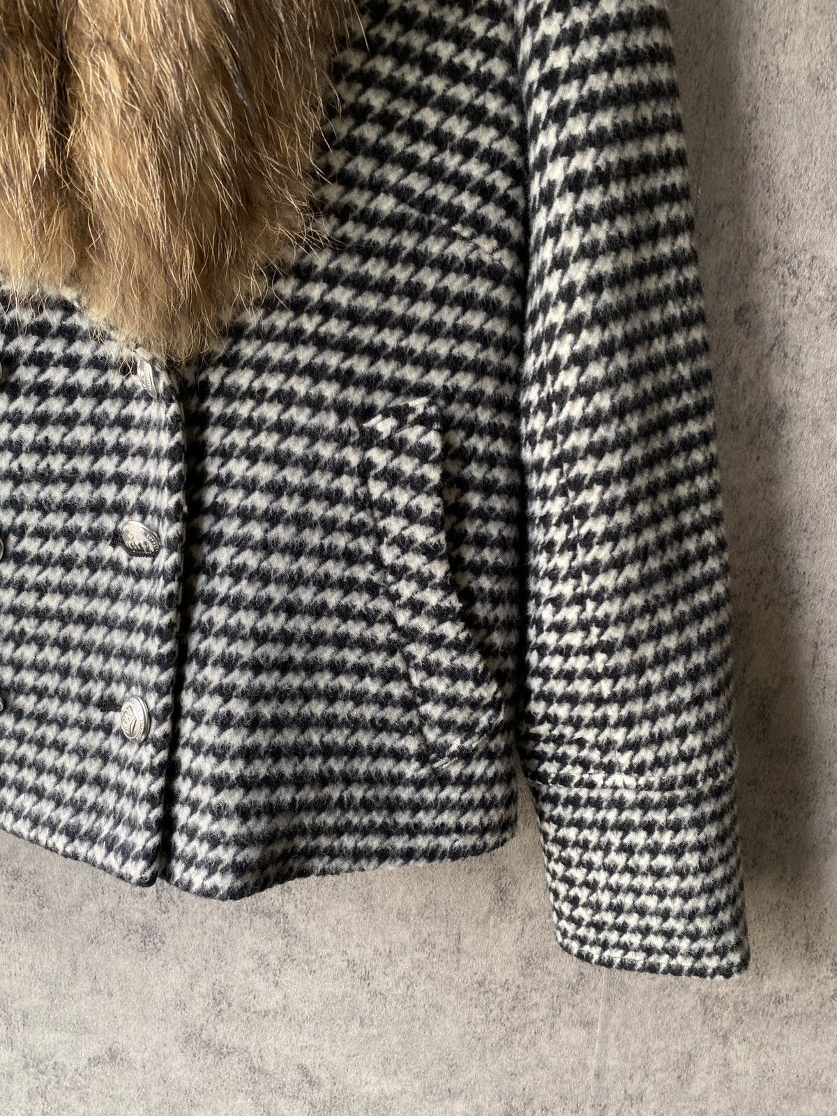 Loveless Loveless Japan Double Breasted Wool Cropped Fur Jacket Size US S / EU 44-46 / 1 - 6 Thumbnail