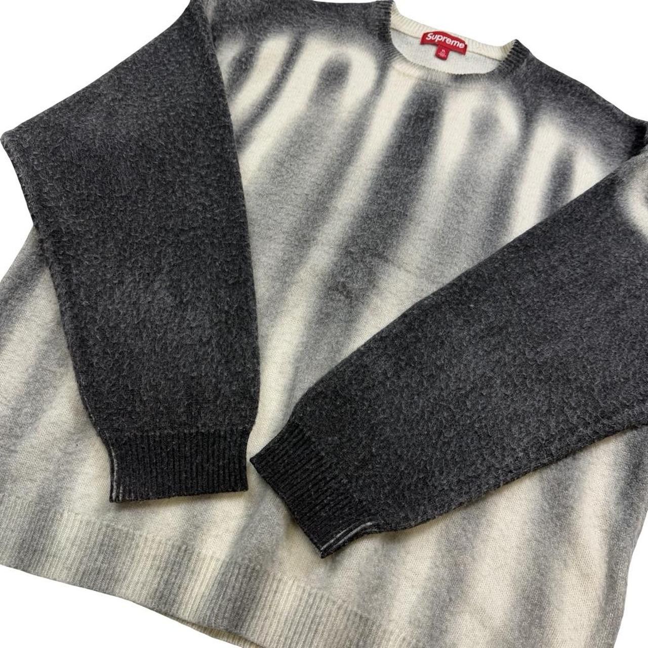 Supreme Supreme Blurred Logo Knit Sweater Black - Extra Large Size US XL / EU 56 / 4 - 7 Thumbnail
