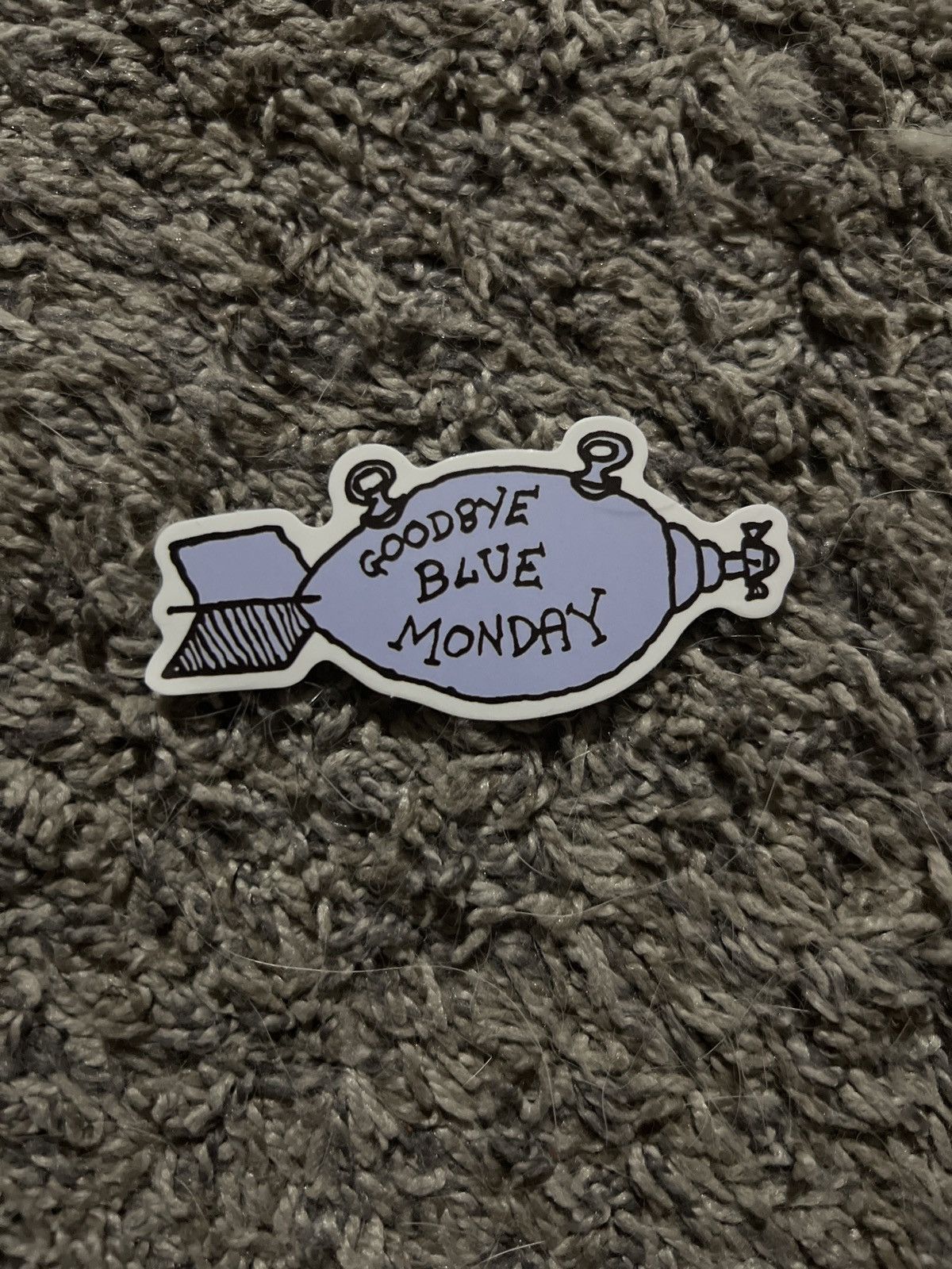Hypebeast × Vintage Goodbye Blue Monday Sticker Size ONE SIZE - 1 Thumbnail