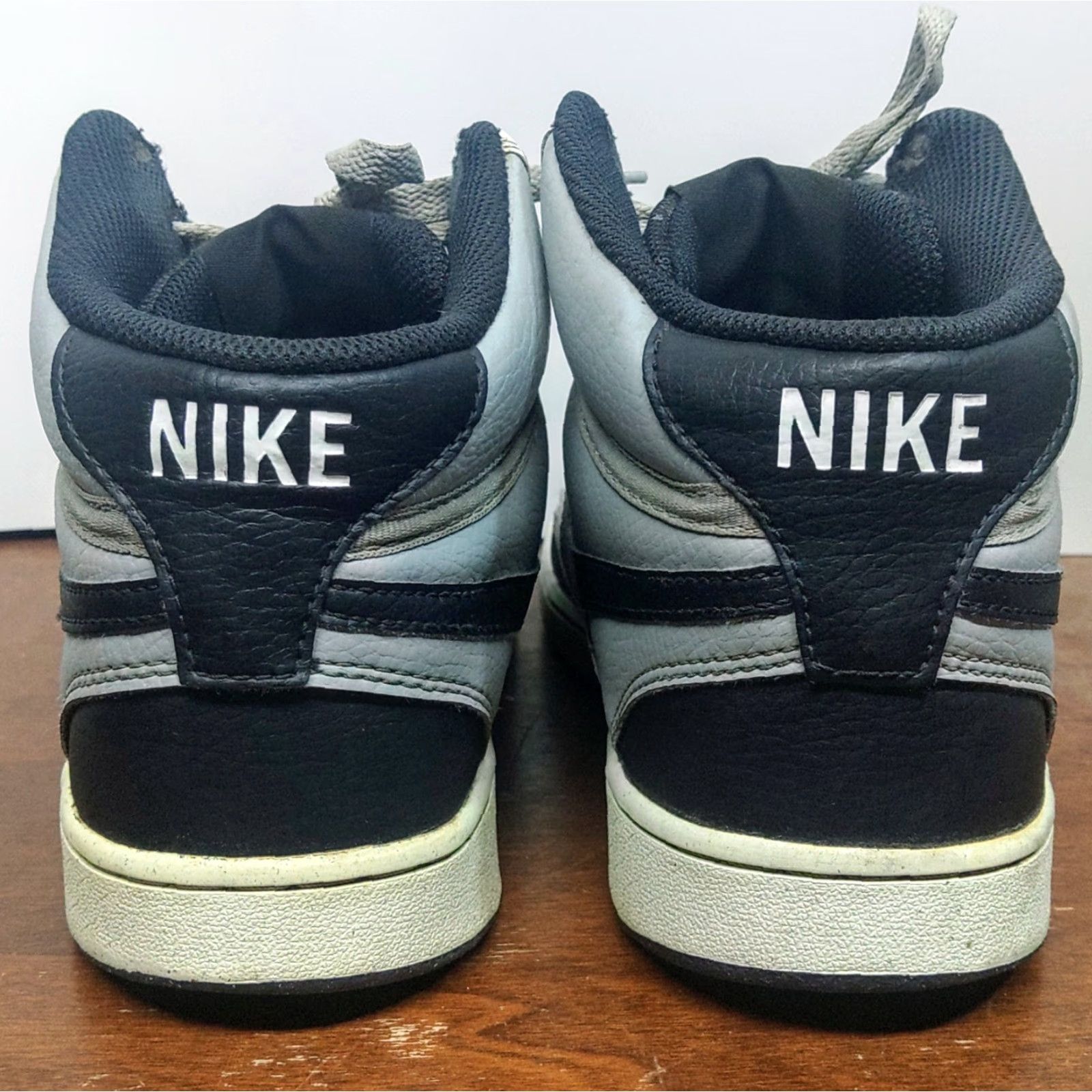 Nike Nike Court Vision Next Nature Mid Top Light Smoke Grey Sail - Size 9 (US) Mens Sneaker, Gray Nike Court Vision, 2022 Release Size US 9 / EU 42 - 6 Thumbnail