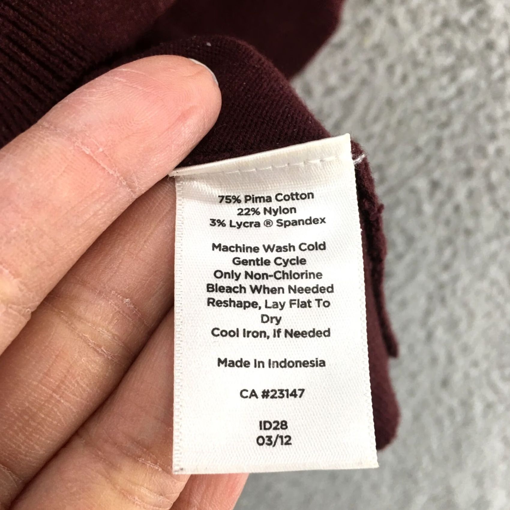 Talbots Talbots Knitted Tank Top Tshirt Womens Petite 1X Burgendy Round Neck Sleeveless Size XL / US 12-14 / IT 48-50 - 6 Thumbnail