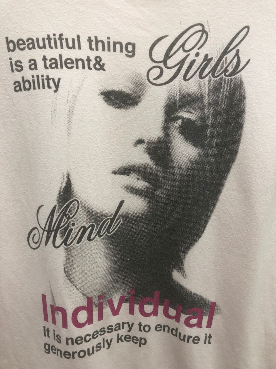 Vintage vintage japan realwords individual grils mind t shirt Size US M / EU 48-50 / 2 - 4 Thumbnail