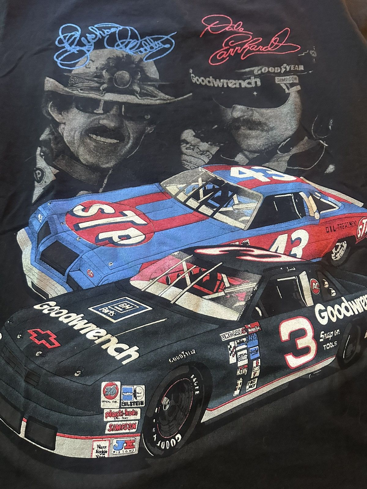 Other Dale Earnhardt Richard Petty ‘7&7’ 7-time champions shirt Size US M / EU 48-50 / 2 - 2 Thumbnail