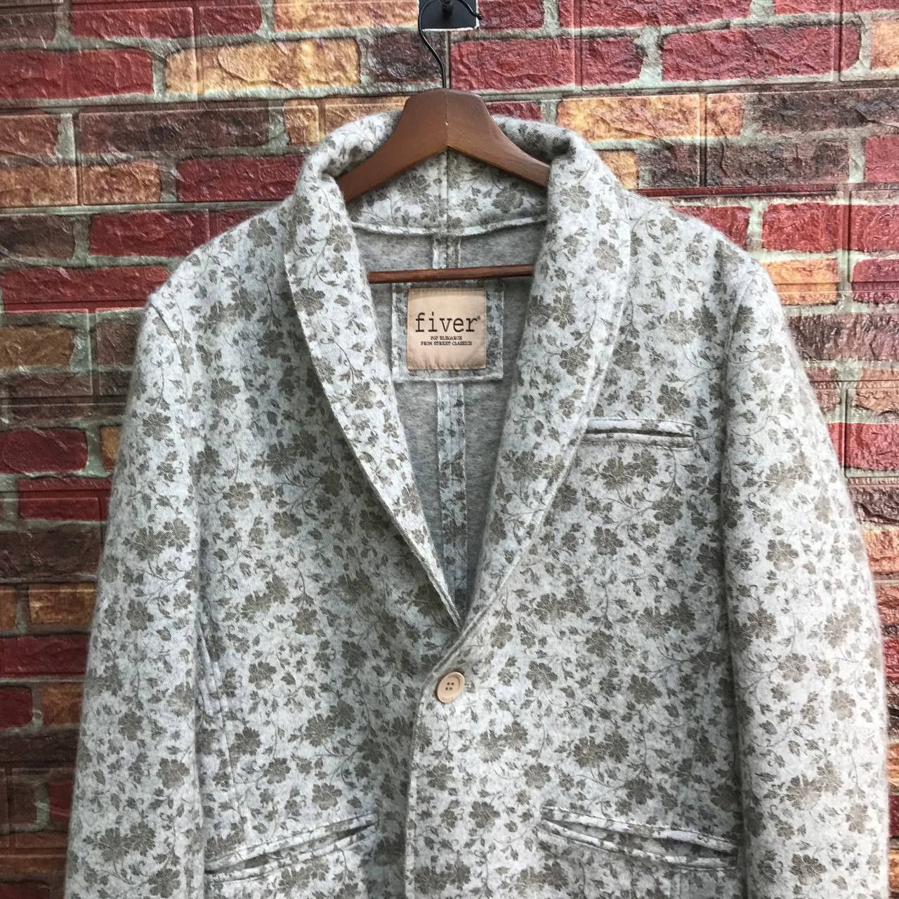 Italia Independent VINTAGE ITALIAN DESIGNER FIVER FLORAL MINIMALIST JACKET Size US M / EU 48-50 / 2 - 9 Thumbnail