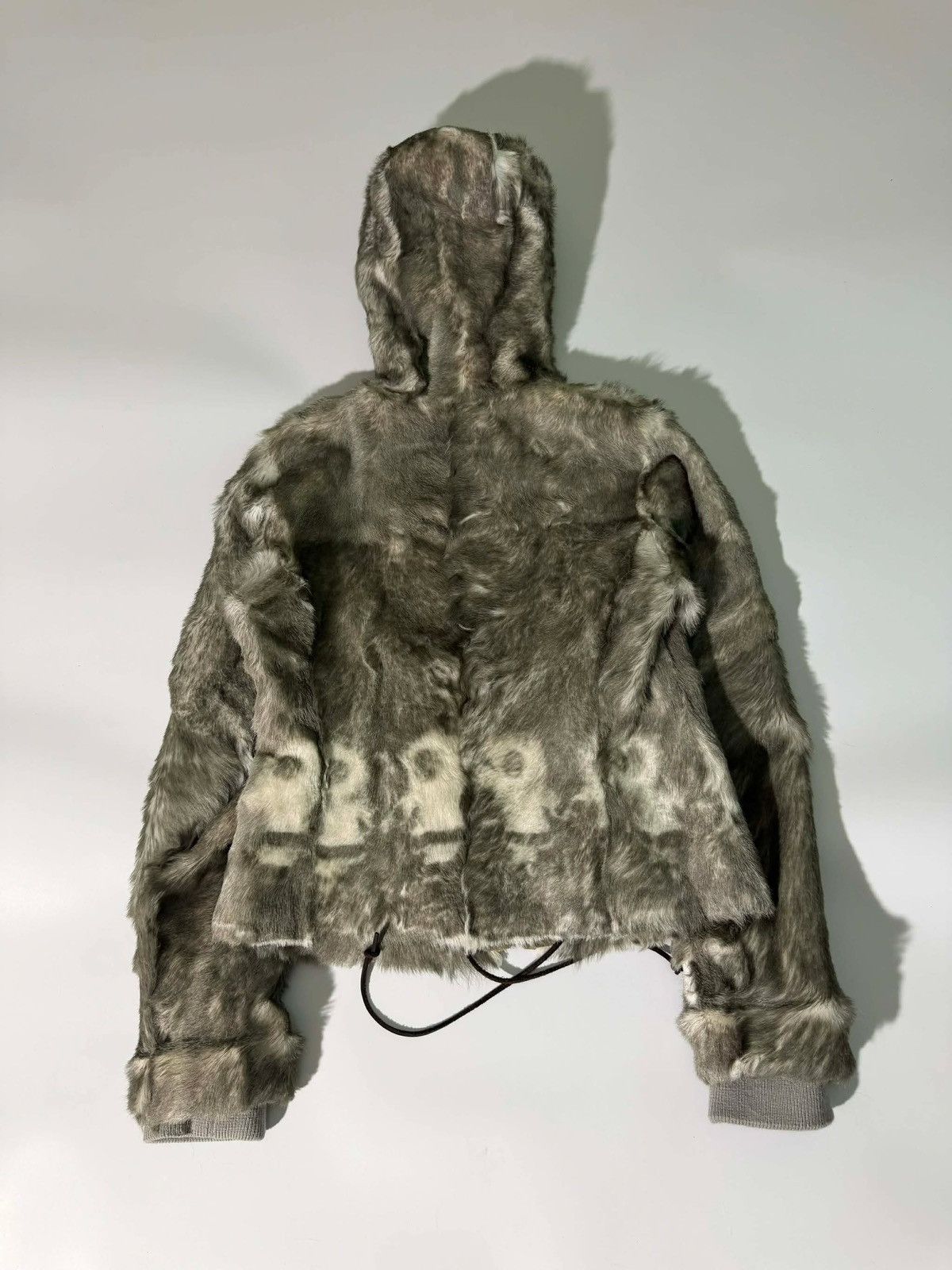 Prada Prada A/W2001 Inuit Dyed Goat Fur Zip Hoodie Size M / US 6-8 / IT 42-44 - 2 Thumbnail
