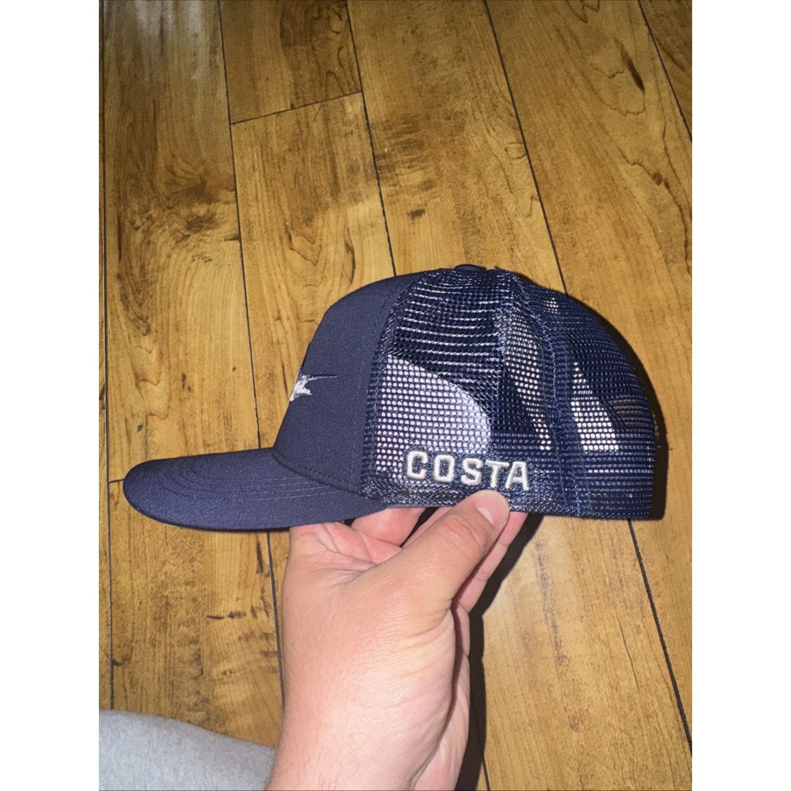 Costa Del Mar × Oakley Costa Low Pro Trucker Hat Navy Blue Adjustable SnapBack BNWT Size ONE SIZE - 2 Thumbnail