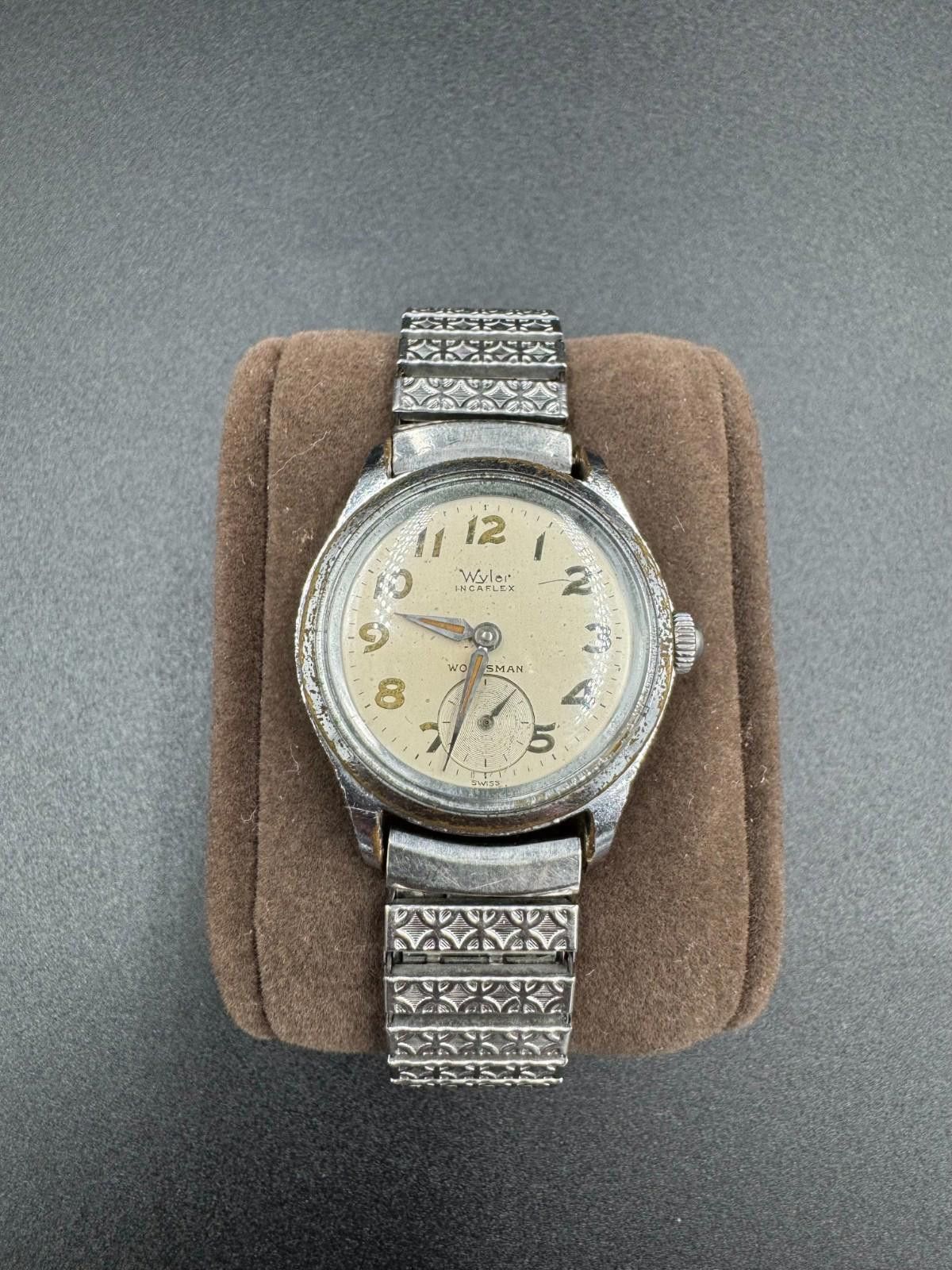 Other Vintage Wyler Incaflex Woodsman Swiss Manual Wind Sub-Second Size ONE SIZE - 3 Thumbnail