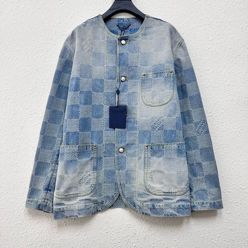 Louis Vuitton louis vuitton Fei Dong Checkerboard Three Pocket Collarless Size US L / EU 52-54 / 3 - 1 Thumbnail