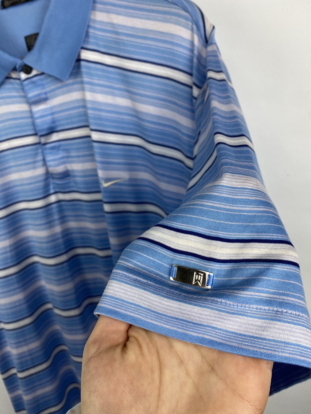 Nike × Tiger Woods 🇺🇸 Vintage 90s Nike Tiger Woods Golf Polo T-Shirt Rare Retro Size US XL / EU 56 / 4 - 5 Thumbnail