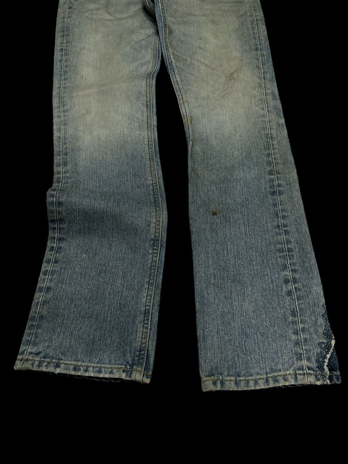 POST ARCHIVE FACTION (PAF) Distress Denim 💥 Vintage Lee Kansas Usa Distress no Washed💥 Size US 30 / EU 46 - 2 Thumbnail