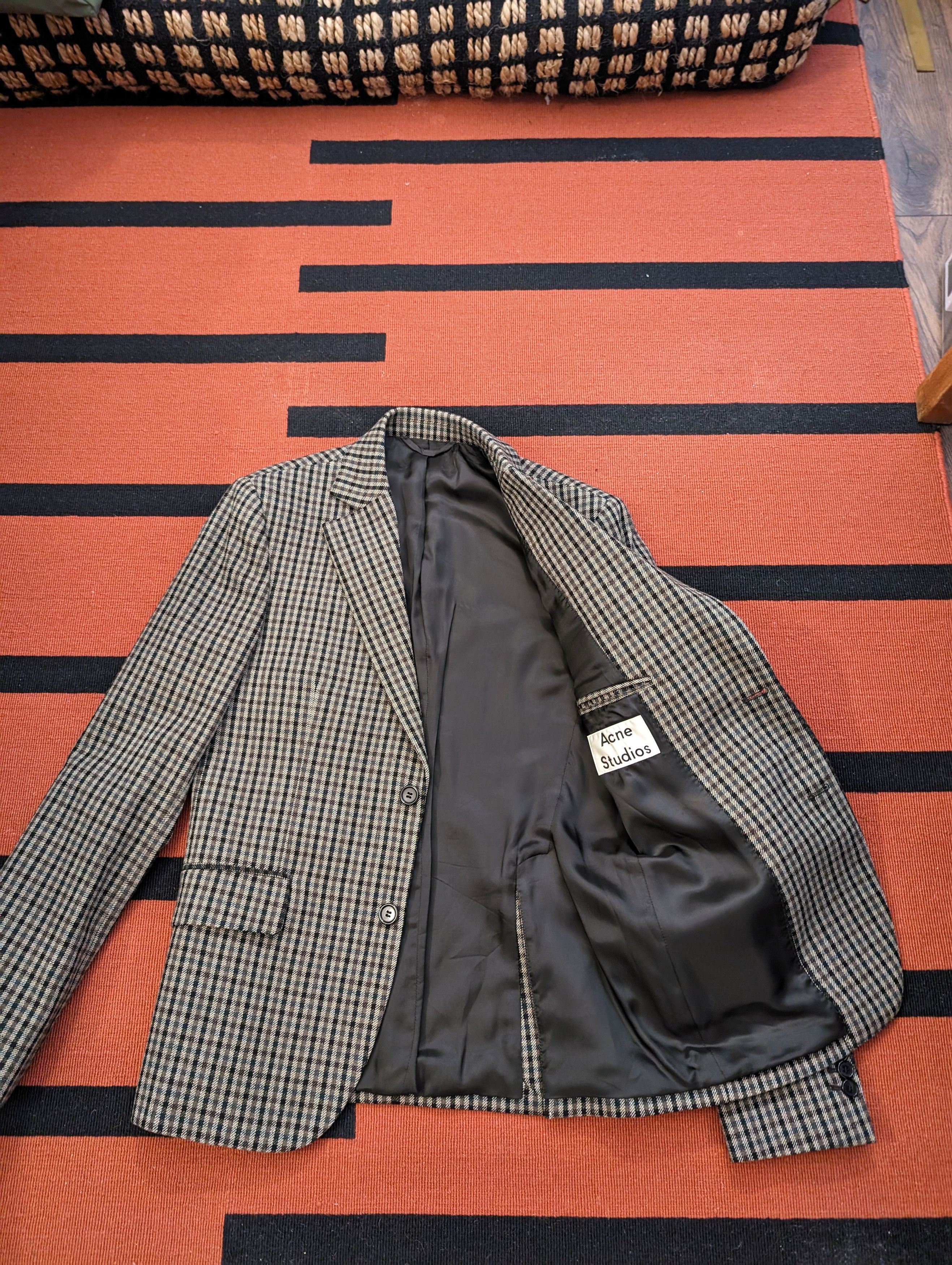 Acne Studio checked blazer
