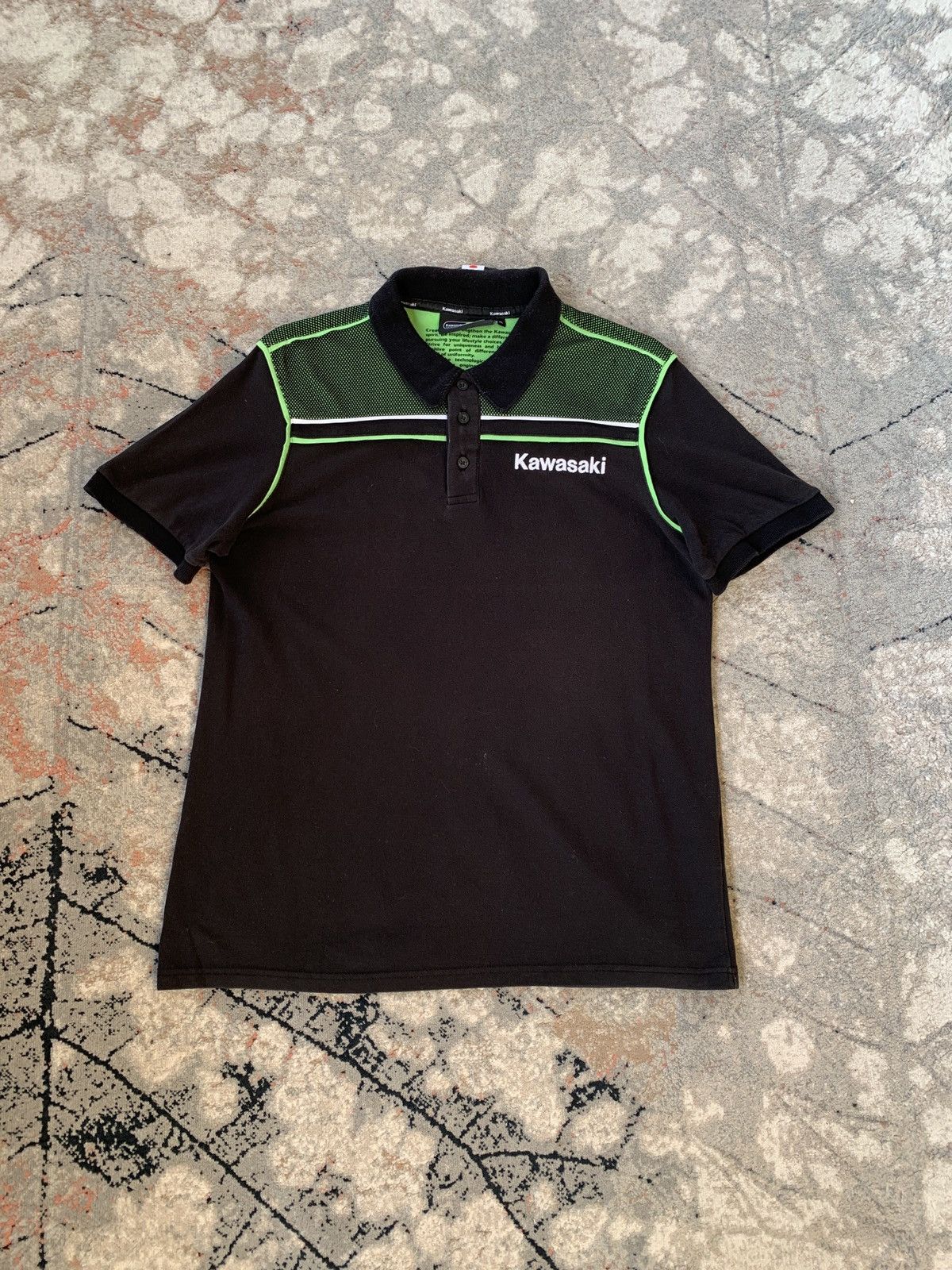 Japanese Brand Kawasaki Polo Tee Size US XL / EU 56 / 4 - 1 Thumbnail