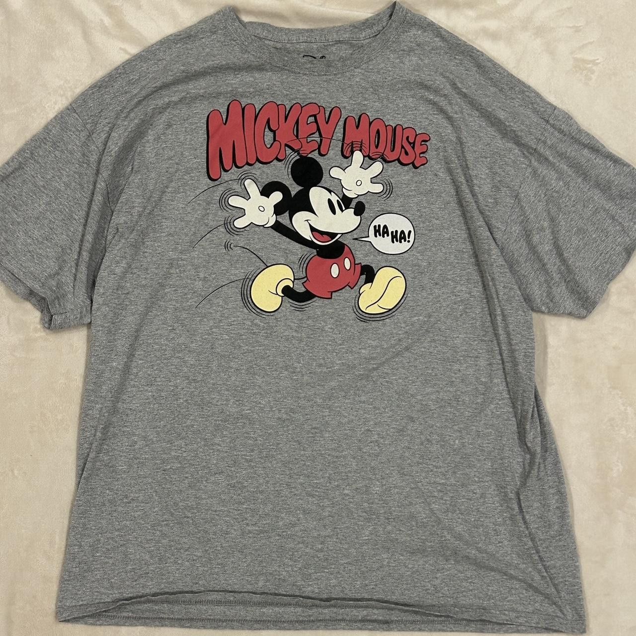 Disney Vintage Grey Disney Mickey Mouse cotton tee Size US XXL / EU 58 / 5 - 1 Thumbnail