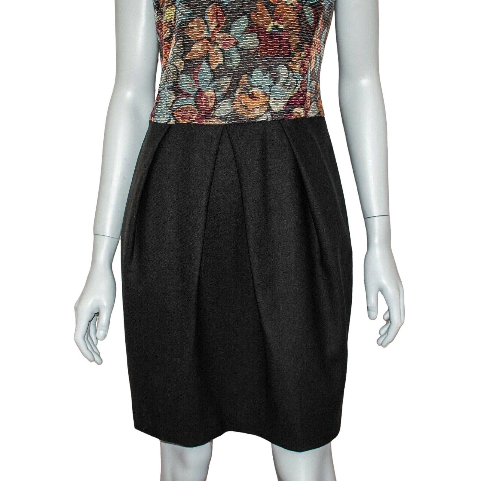 Etro ETRO Bubble Pleated Dress Textured Floral Wool Silk Size M / US 6-8 / IT 42-44 - 8 Thumbnail