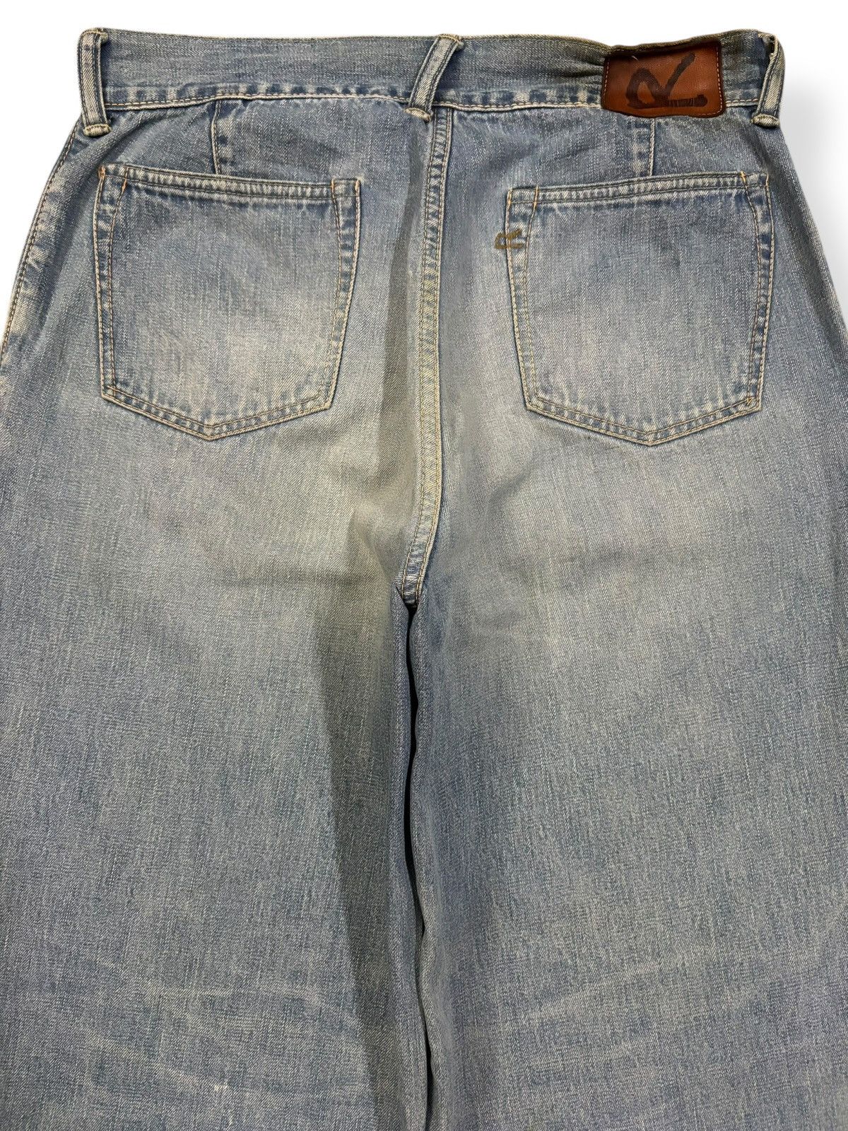 45rpm Vintage Japanese Brand 45rpm Blue Wash Baggy Jeans Size US 29 - 9 Thumbnail