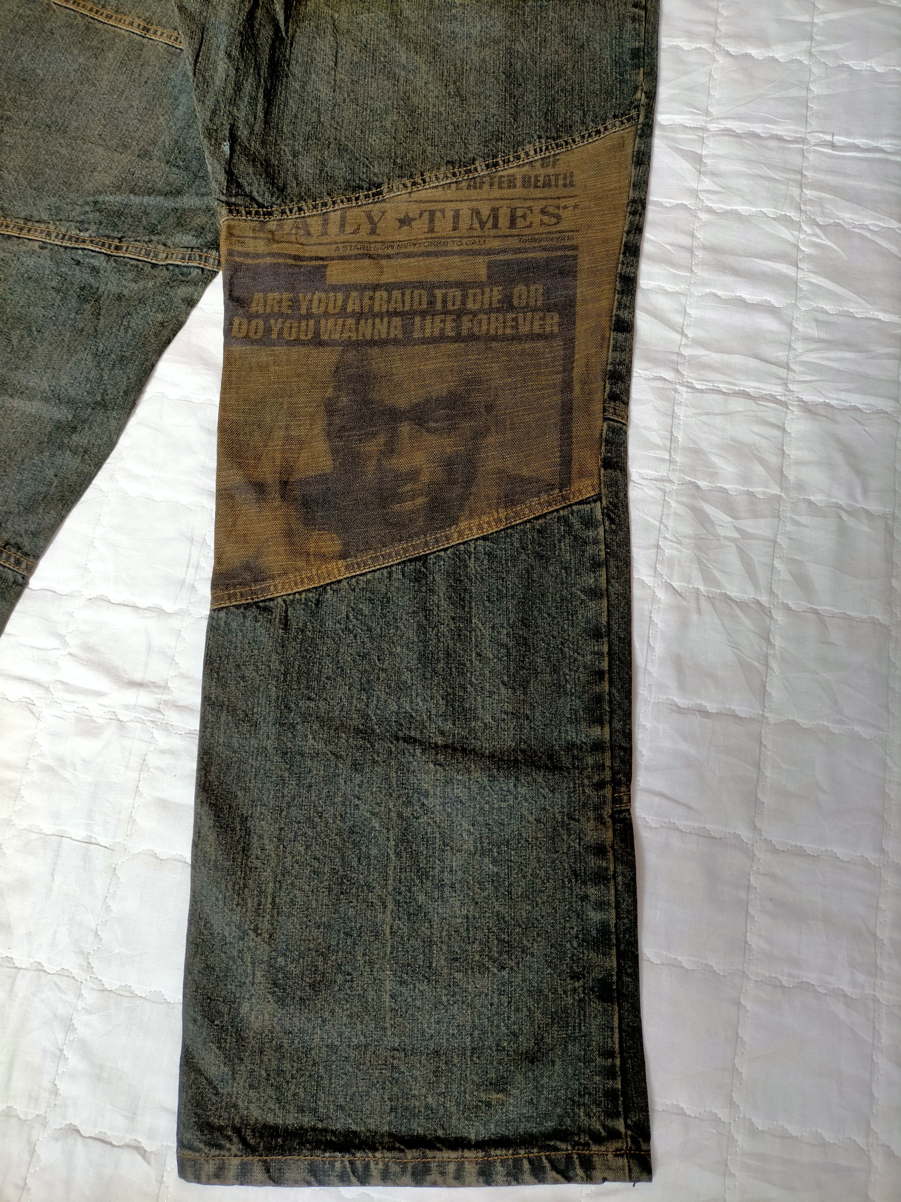 Makaveli Makaveli Tupac Baggy Denim Pants Size US 34 / EU 50 - 4 Thumbnail