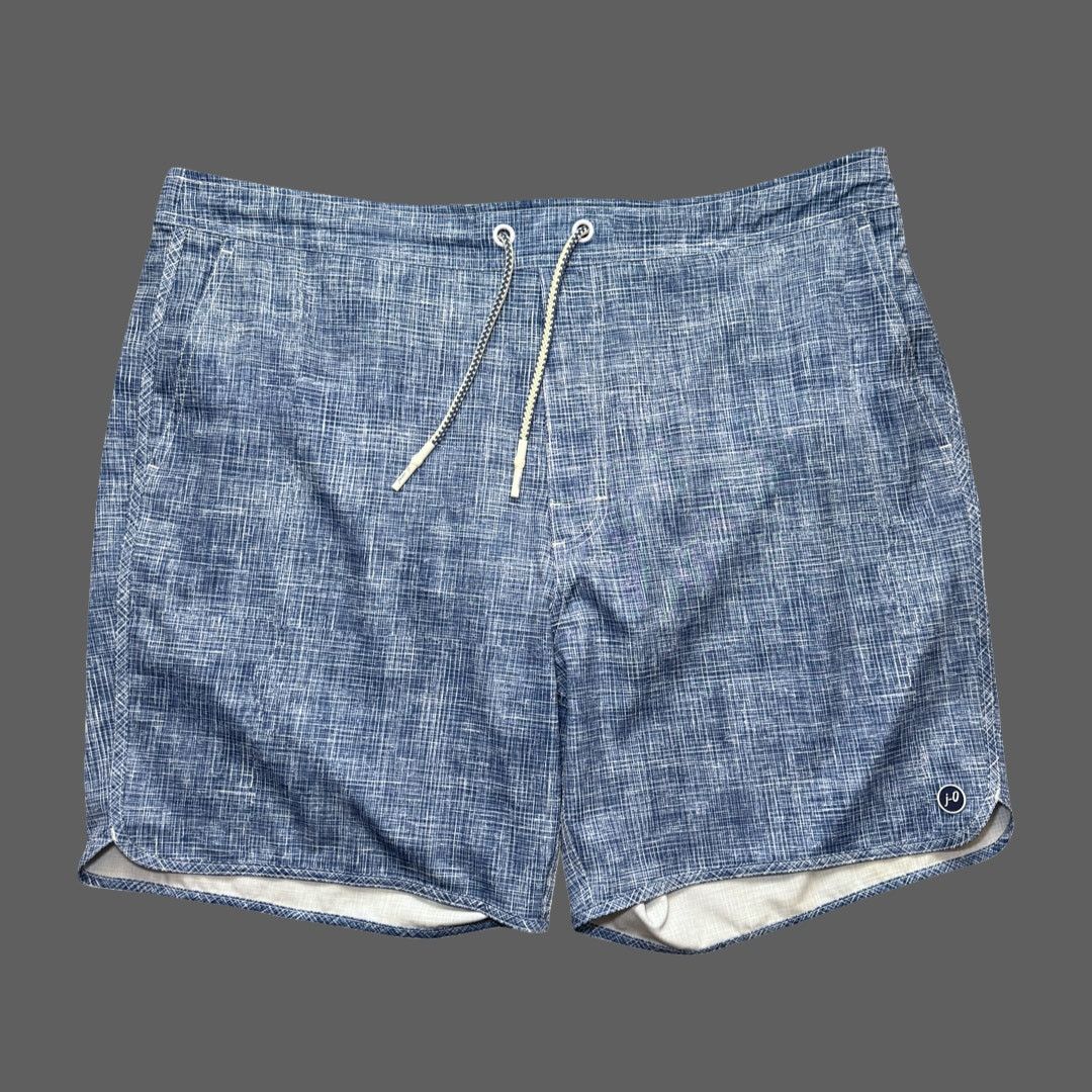 johnnie-O Johnnie-O Ariba Blue Lake Patterned Swim Trunks XL Size US 40 / EU 56 - 1 Thumbnail