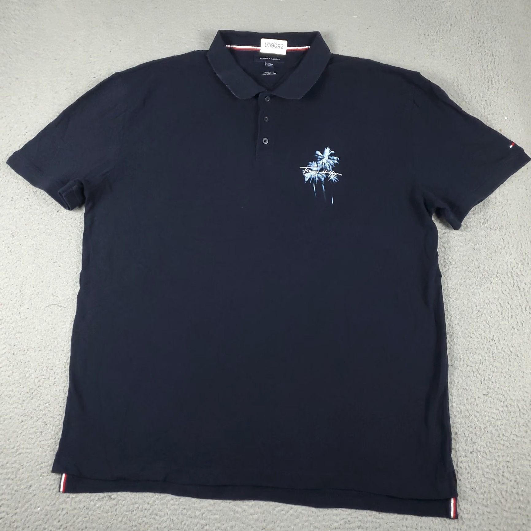 Tommy Hilfiger Tommy Hilfiger Polo Shirt 2XL Navy Blue Men’s Casual Short Sleeve Size US XXL / EU 58 / 5 - 3 Thumbnail
