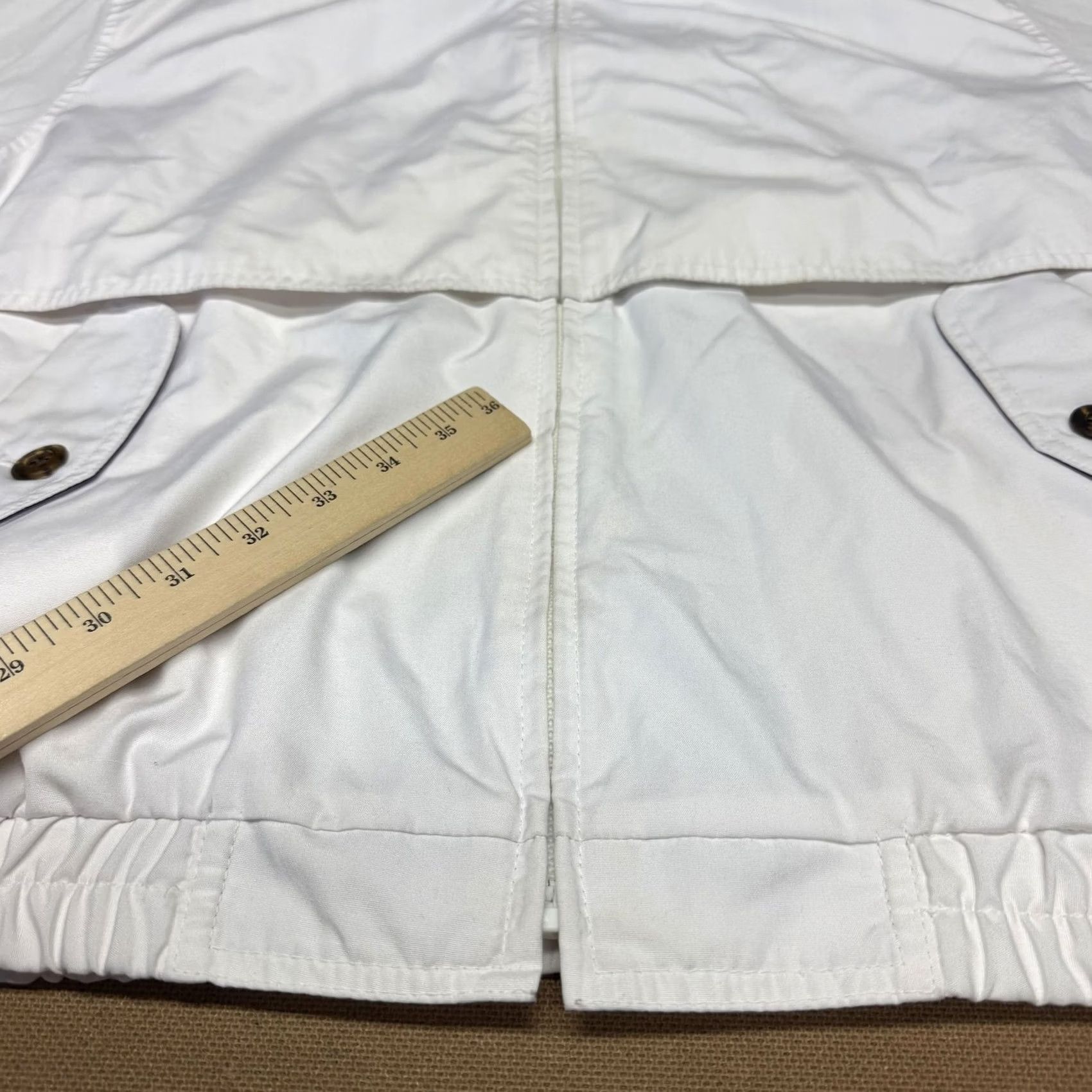 London Fog VINTAGE London Fog Jacket Mens M White Windbreaker Elastic Waist Short Length Size US M / EU 48-50 / 2 - 2 Thumbnail