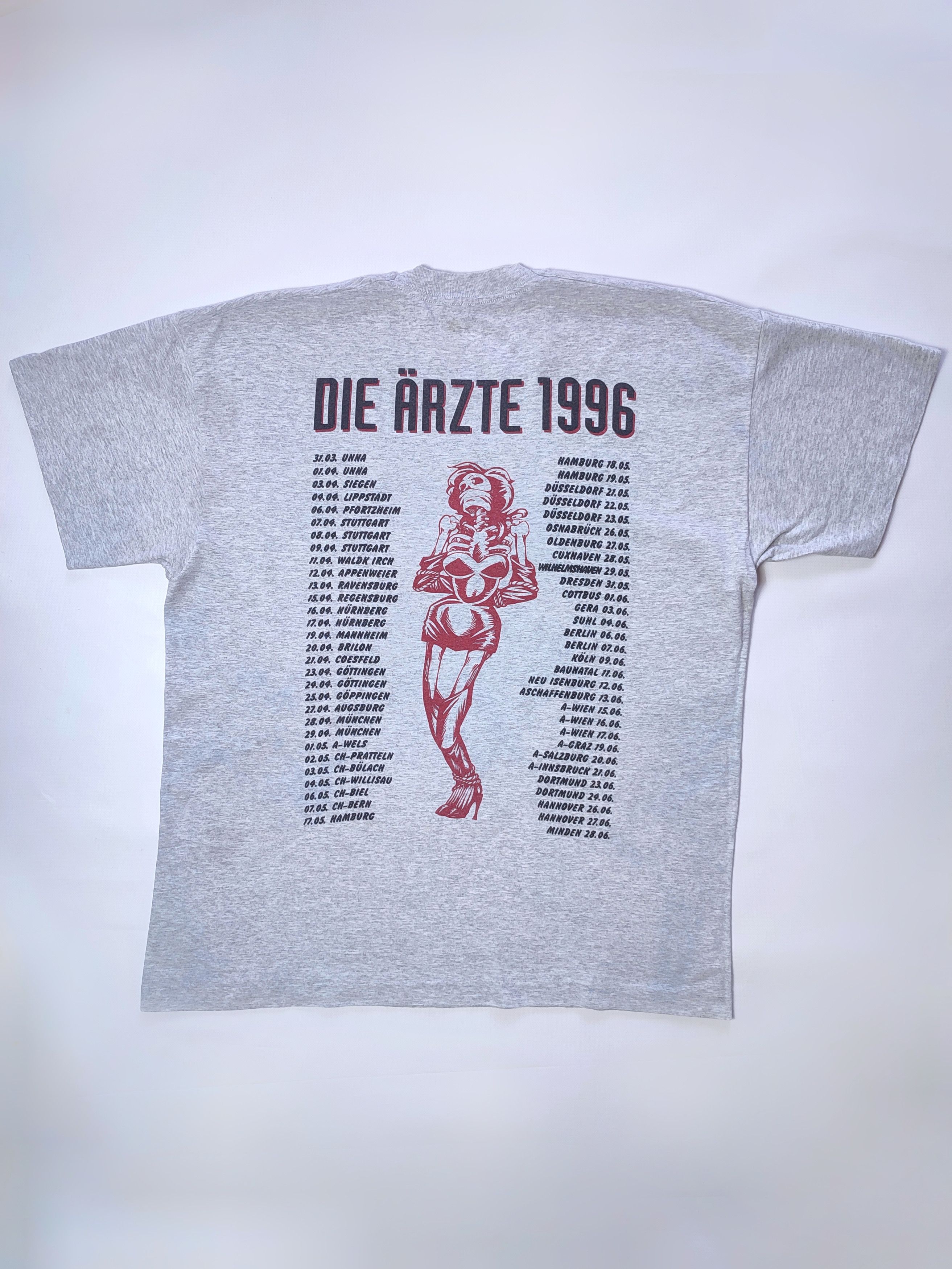 Band Tees × Vintage Die Arzte Vintage Rock Band Tour T-shirt Size US XL / EU 56 / 4 - 5 Thumbnail