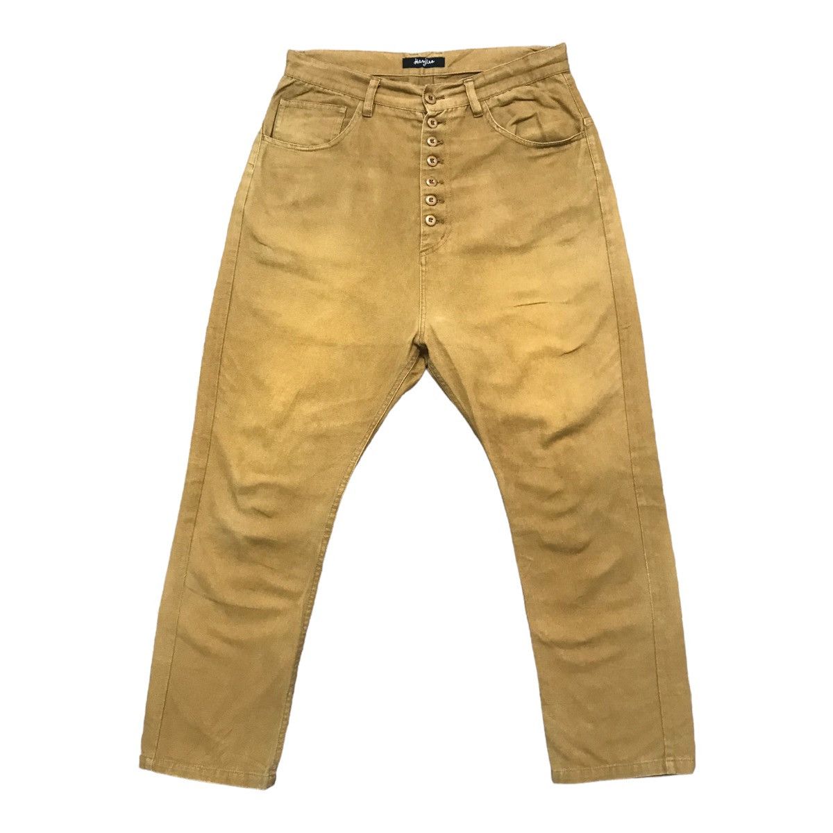 Japanese Brand × Vintage Hanjira Cropped Like Kapital Pant Size US 32 / EU 48 - 2 Thumbnail