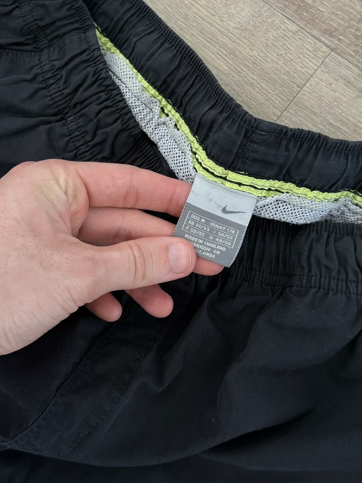Nike Vintage Y2K Nike Track Drill Nylon Air Max Joggers Sk8 Pants Size US 32 / EU 48 - 7 Thumbnail
