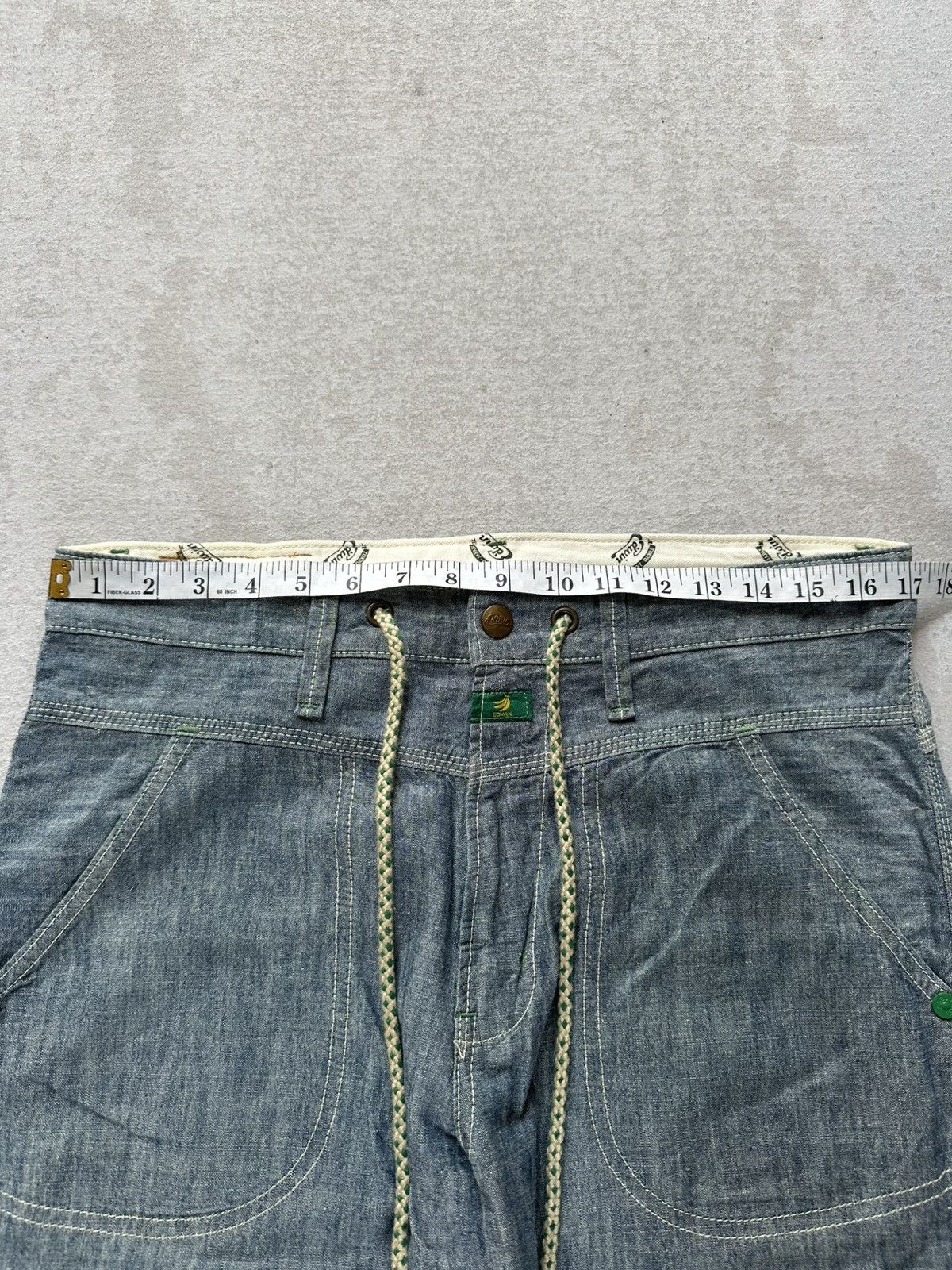 Edwin 712RS Vintage EDWIN TOKYO-JAPAN WorkWear Roll Ups Denim Pant Size US 33 - 6 Thumbnail