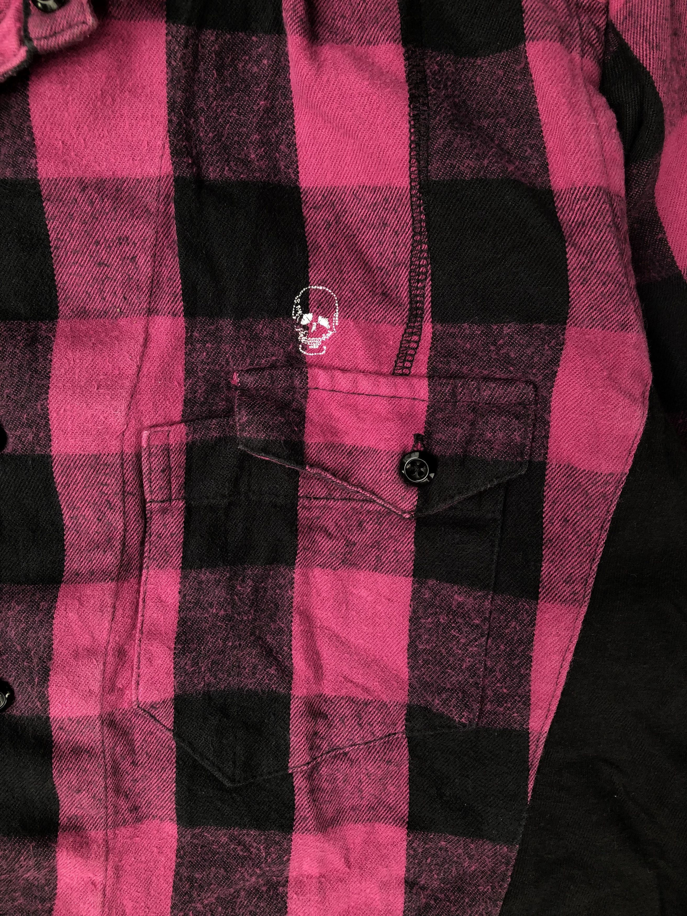 Japanese Brand × PPFM Sick Y2K PPFM Flannel Shirt Size US M / EU 48-50 / 2 - 3 Thumbnail