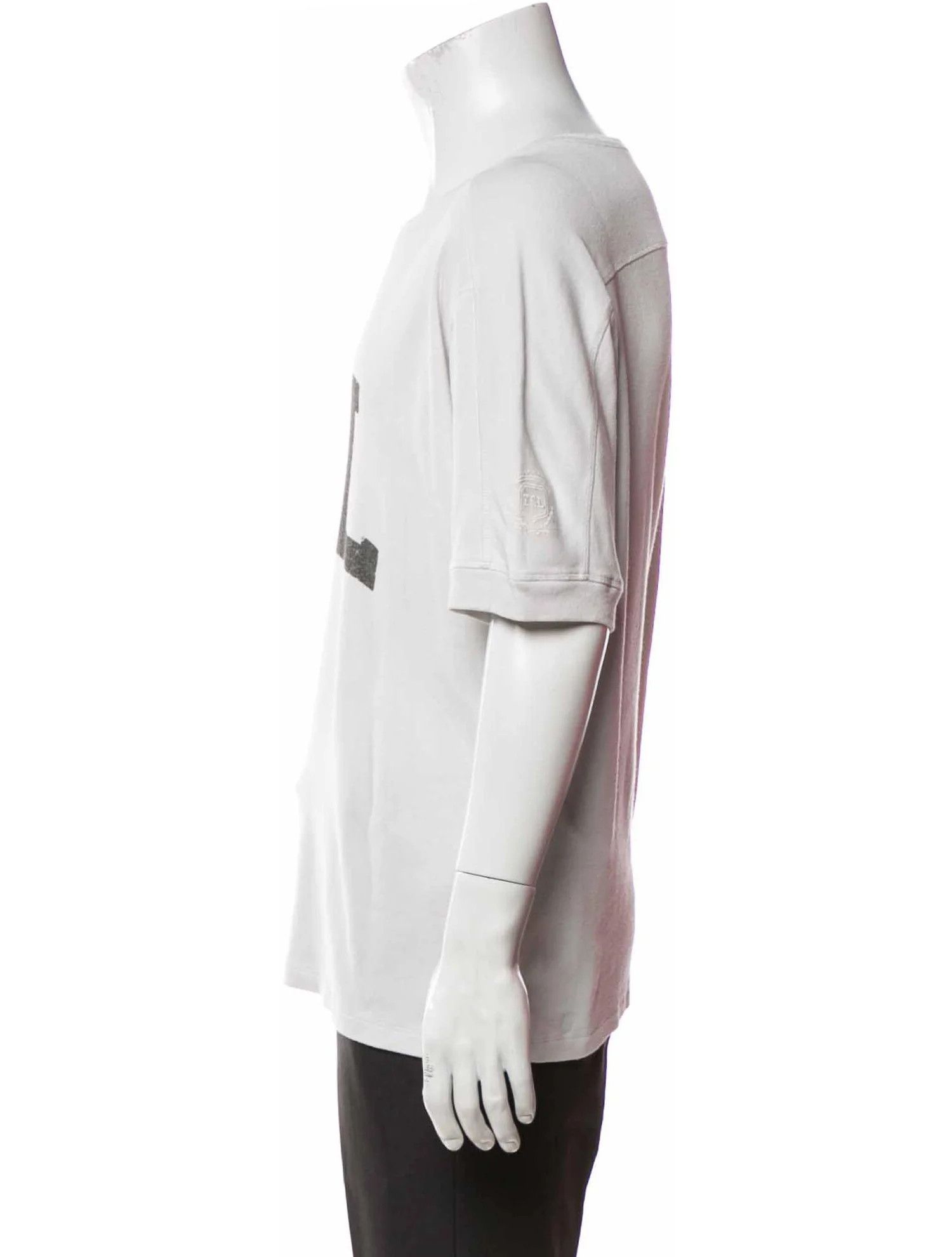 Saint Laurent Paris o1tp1o1224 Vintage T-Shirt in Ecru Size US XXL / EU 58 / 5 - 2 Thumbnail