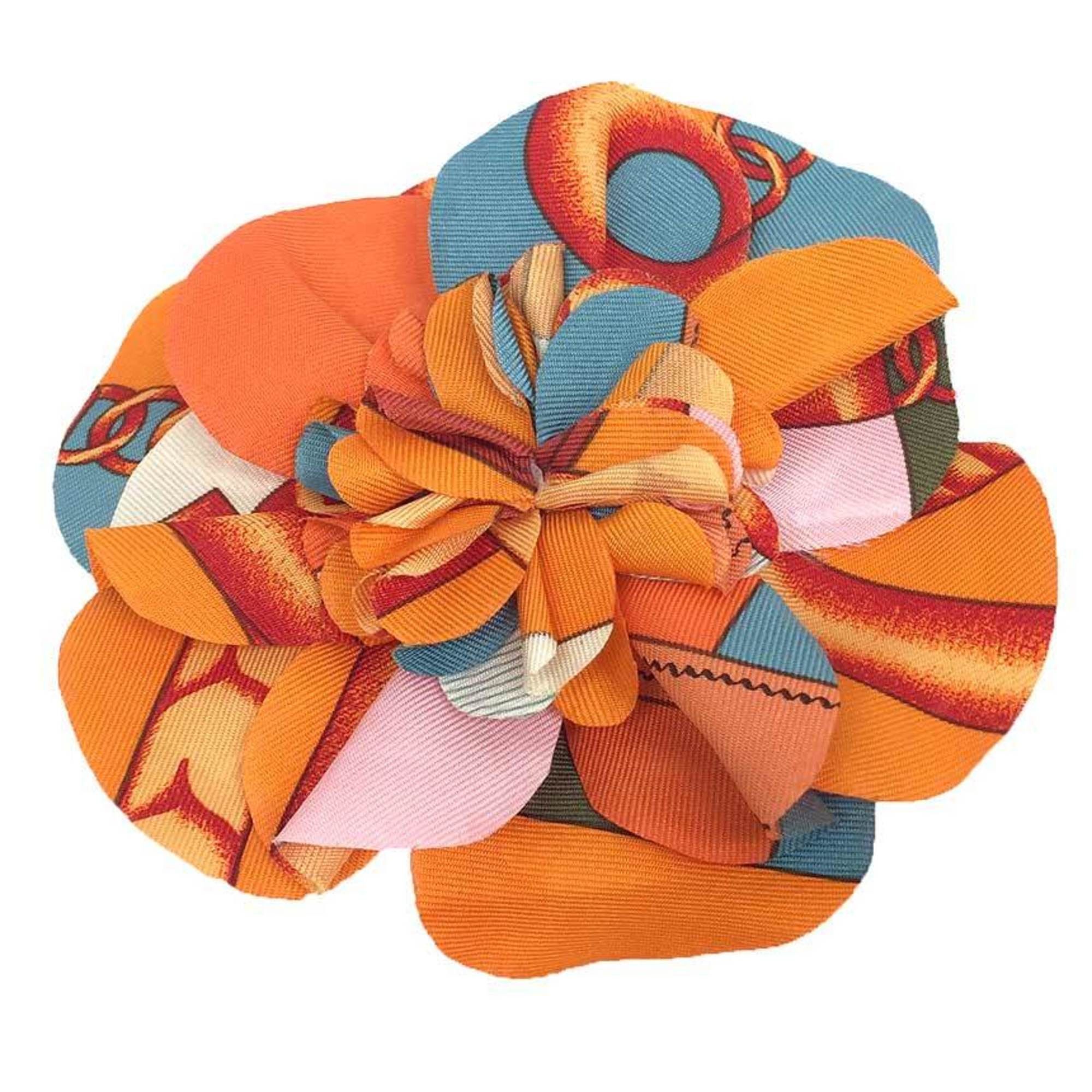image of Hermes - Brooch in Orange, Women's