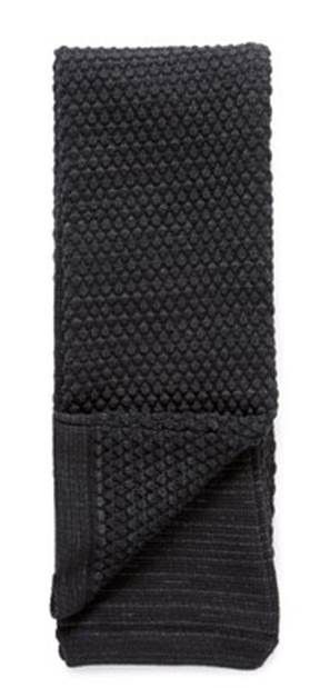 S.N.S. Herning SNS Herning Torso Scarf Black Wool Bubble Knit Size ONE SIZE - 1 Thumbnail