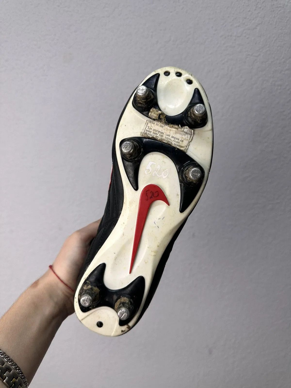 Nike 👉 Rare Vintage 2002 Nike Air Zoom Tiempo Football Boots Size US 9 / EU 42 - 8 Thumbnail