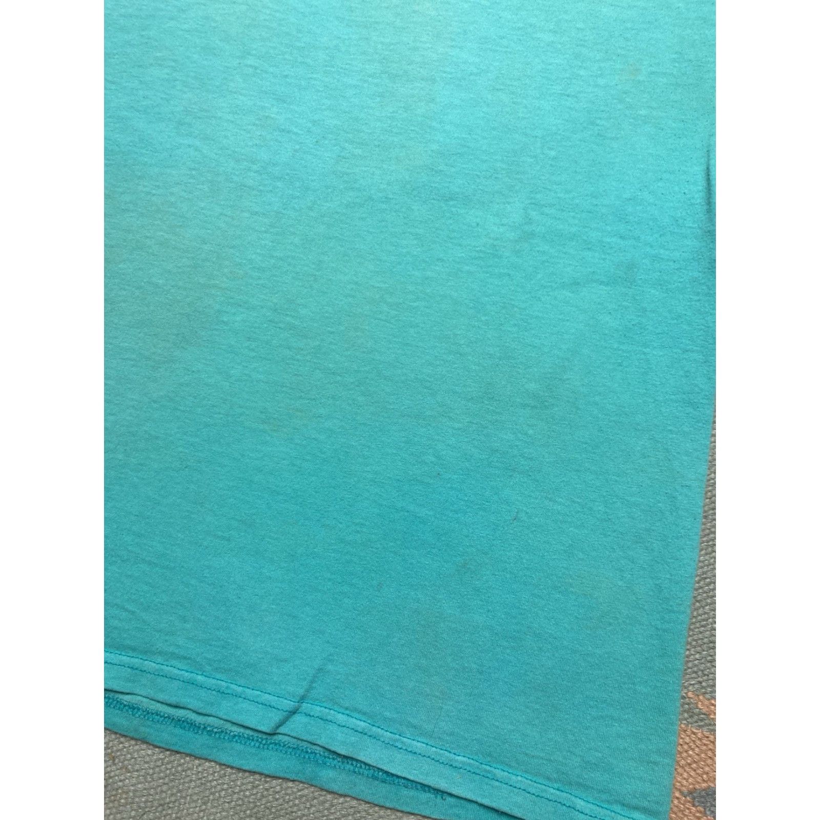 Lee VINTAGE 90s Lee Sport Blank T Shirt Teal Blue USA Made Men’s Boxy Large Shirt Mens L Blue 90s Lee Sport T-Shirt Size US L / EU 52-54 / 3 - 2 Thumbnail