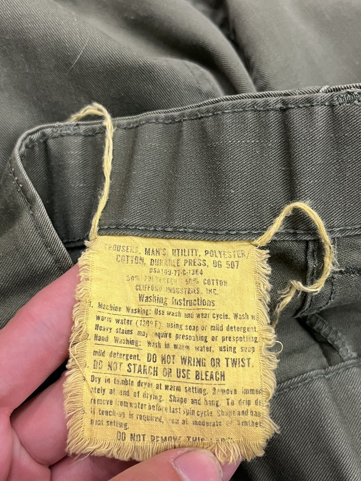 Vintage Military OG 507 pants vintage 80s streetwear hype rare Size US 28 / EU 44 - 7 Thumbnail
