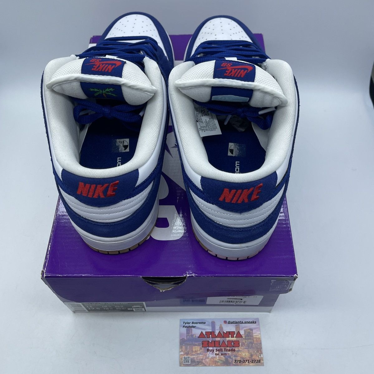 Nike Dunk low SB Los Angeles dodger’s Size US 11 / EU 44 - 6 Thumbnail