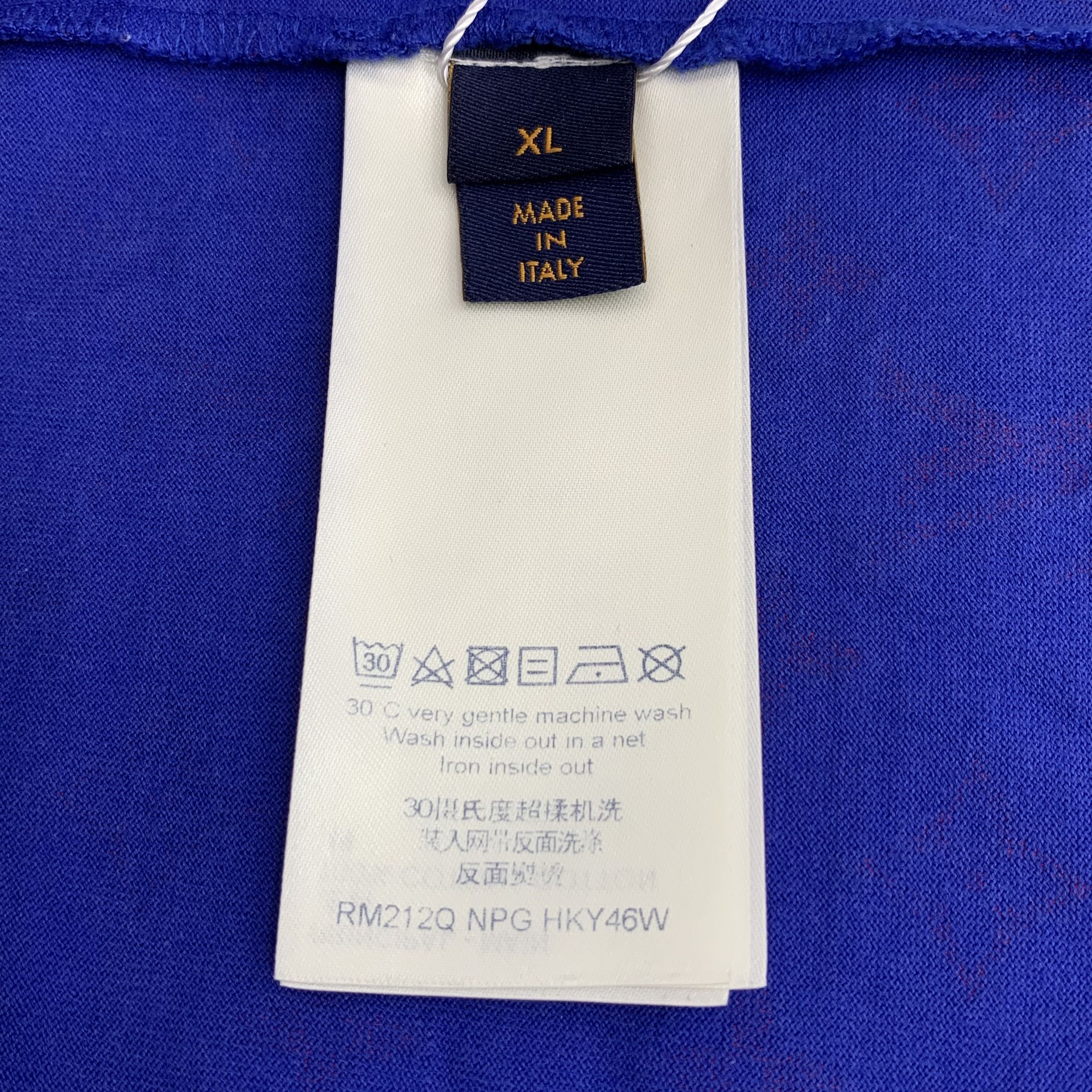 Louis Vuitton Louis Vuitton Monogram Gradient Cotton T-Shirt Navy XL Size US XL / EU 56 / 4 - 5 Thumbnail