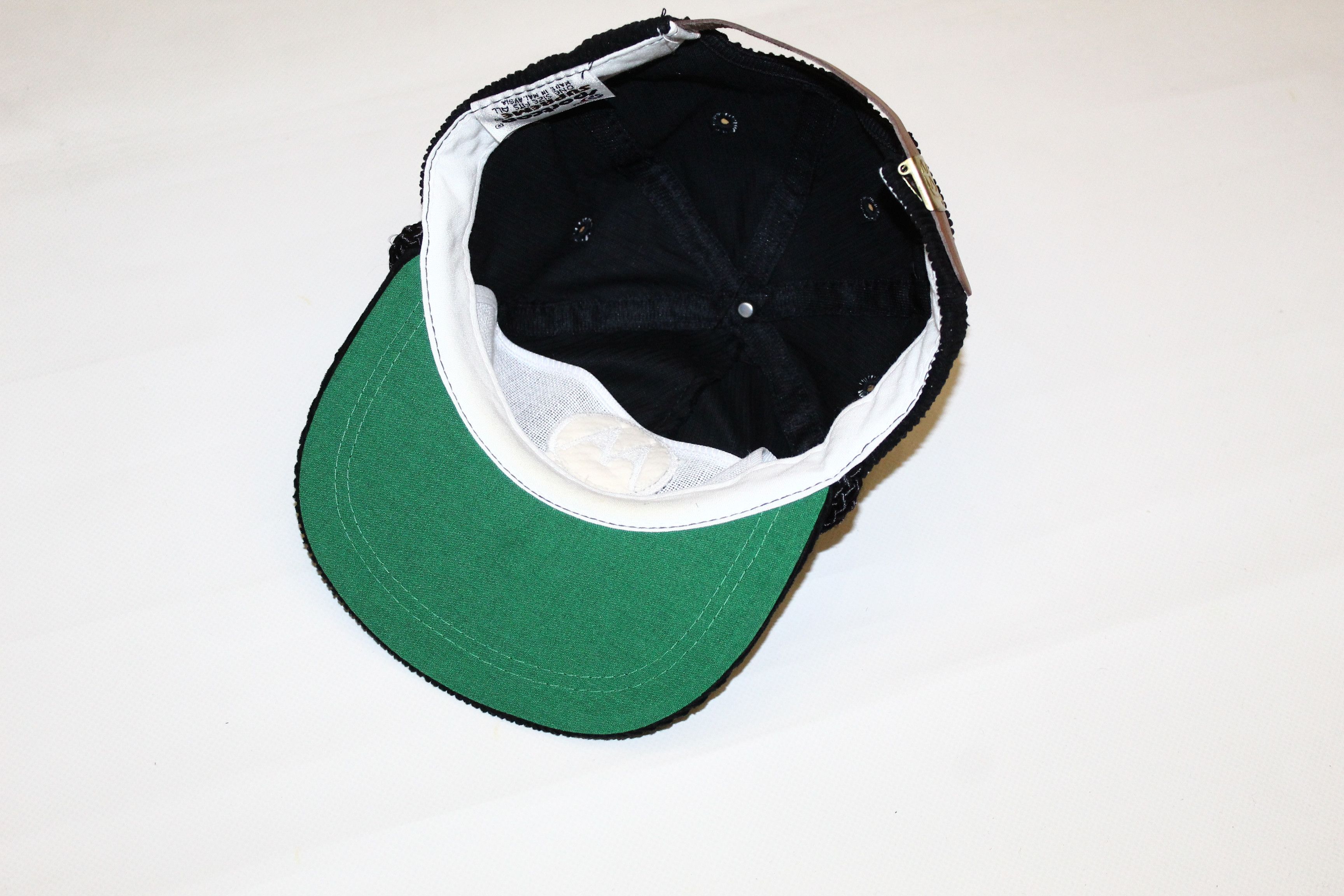 Motorola RARE💥 90s Motorola logo embroidery corduroy trucker hat Size ONE SIZE - 7 Thumbnail