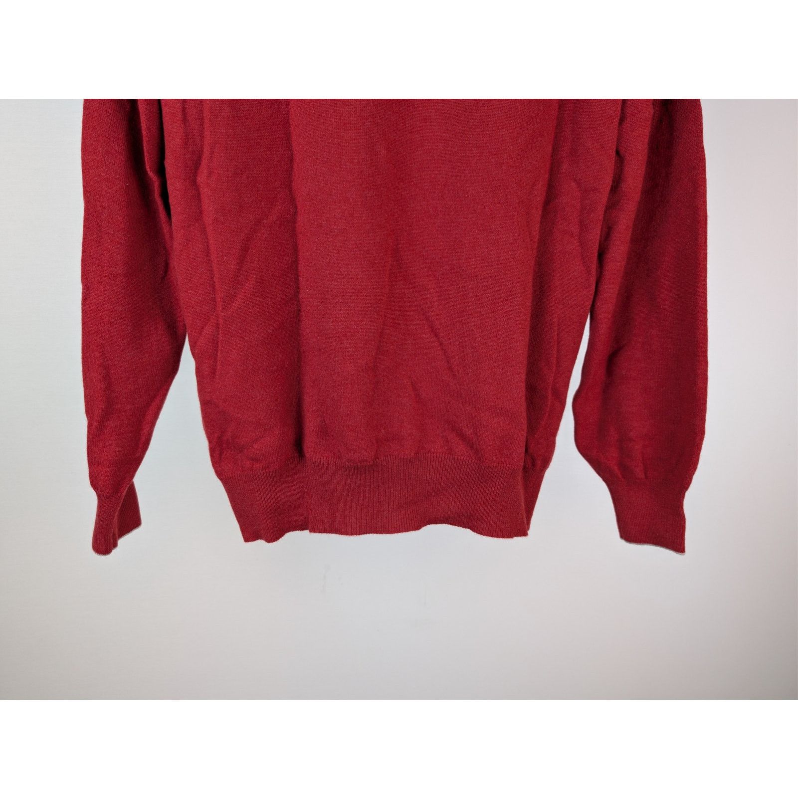 Brunello Cucinelli o1rshd1 CC20 Cashmere Crewneck Sweater in Red Size US M / EU 48-50 / 2 - 13 Thumbnail