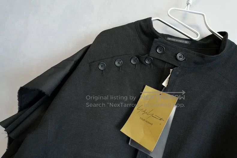 Yohji Yamamoto Yohji Yamamoto Pleated Embroidered Jacket-dmc. Size US M / EU 48-50 / 2 - 6 Thumbnail