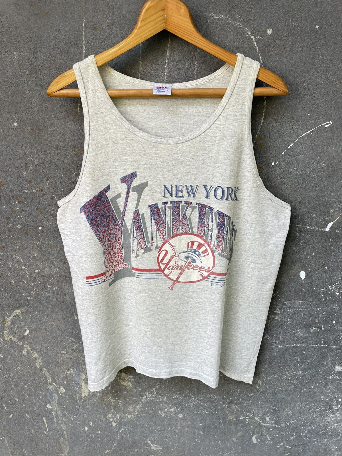 MLB × New York Yankees New York Yankees 1994 MLB Henry-Aaron VTG Tank Top VERY RARE Size US L / EU 52-54 / 3 - 2 Thumbnail