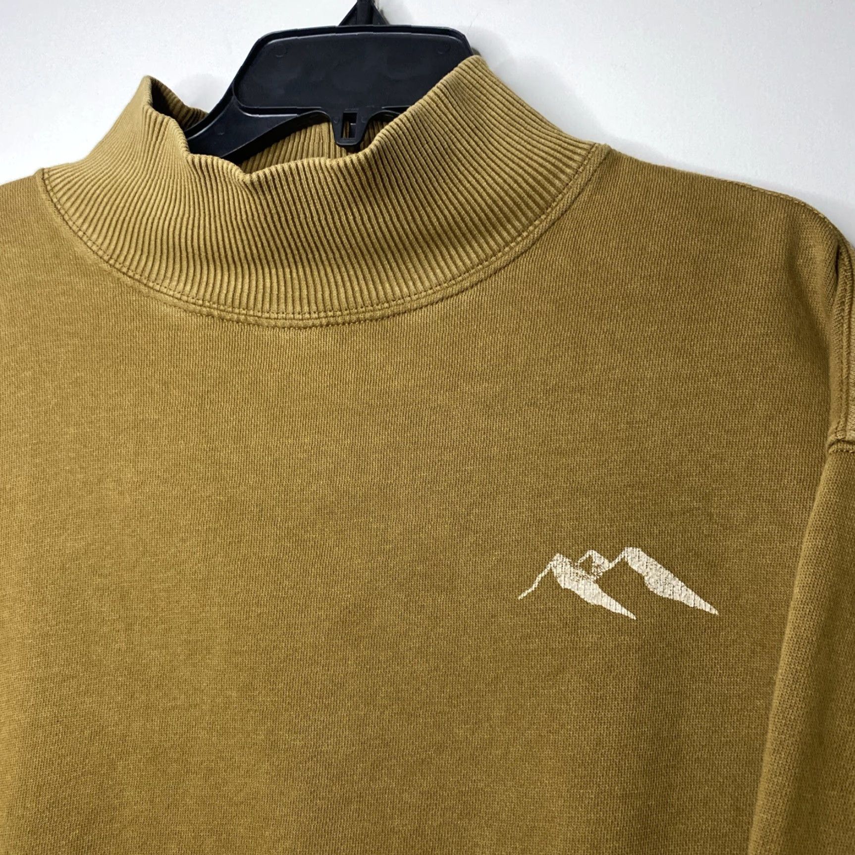 Vintage Womens Aerie Sweatshirt Pullover Mock Neck Knit Brown Size L Oversized Pockets Casual Activewear Travel 90s College Mens Womens Size L / US 10 / IT 46 - 2 Thumbnail