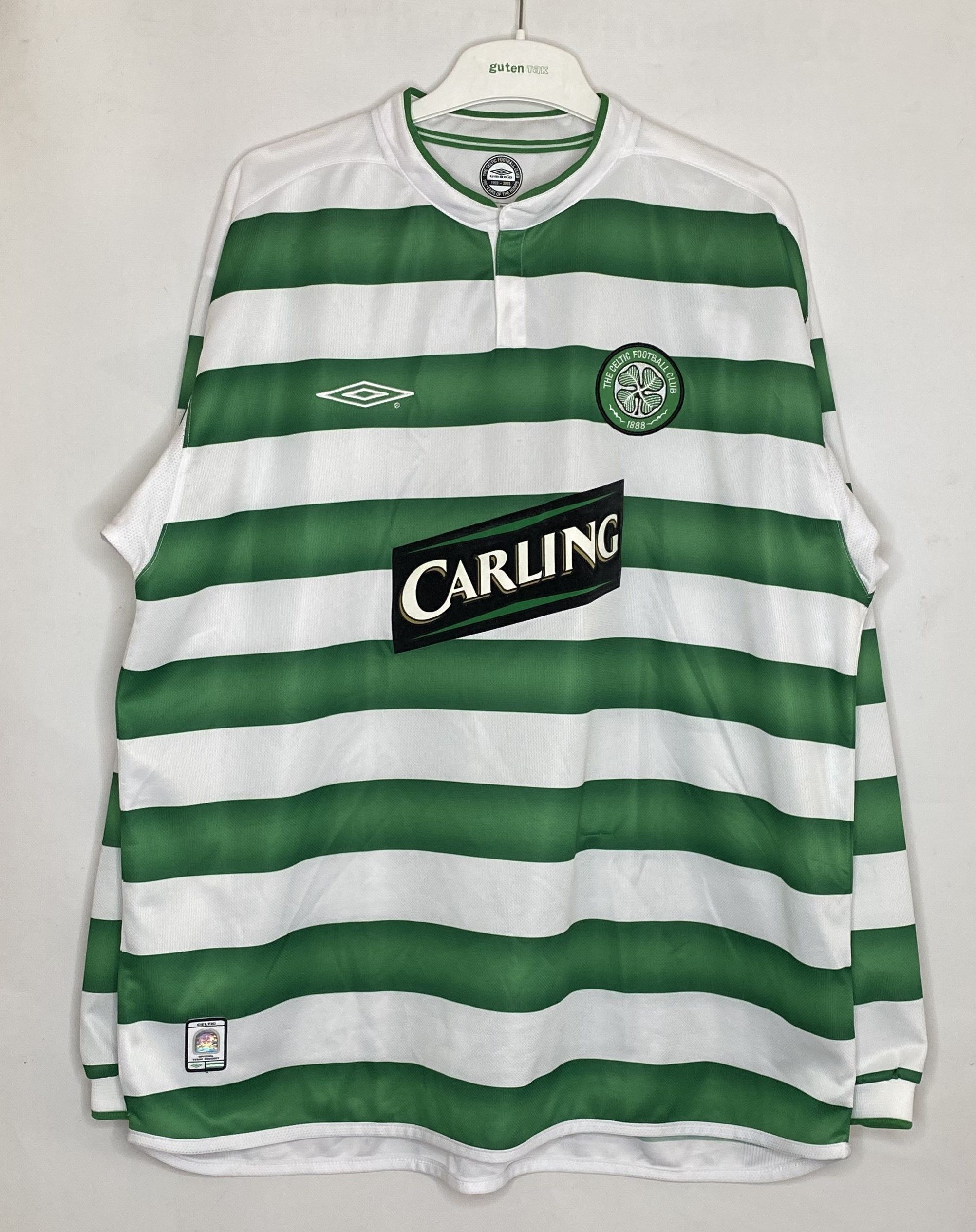 Adidas CELTIC 2003-04 HOME FOOTBALL SHIRT SOCCER JERSEY LONG SLEEVE Size US XXL / EU 58 / 5 - 1 Thumbnail