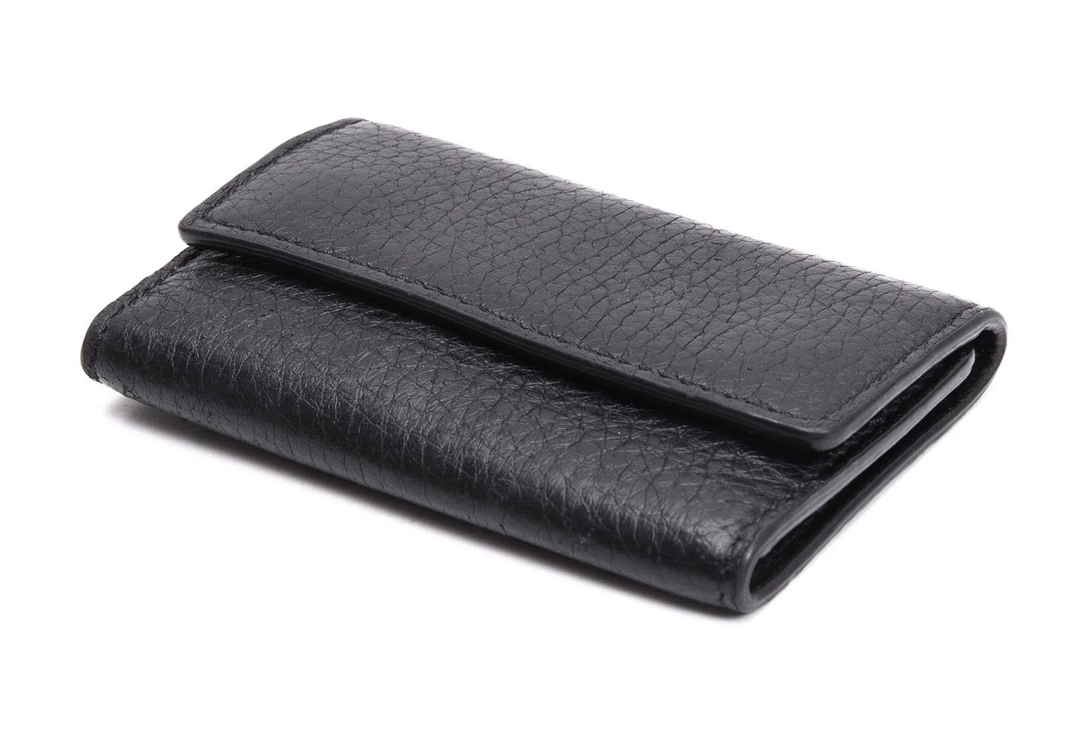 Maison Margiela Leather Key Case in Black Size ONE SIZE - 3 Thumbnail