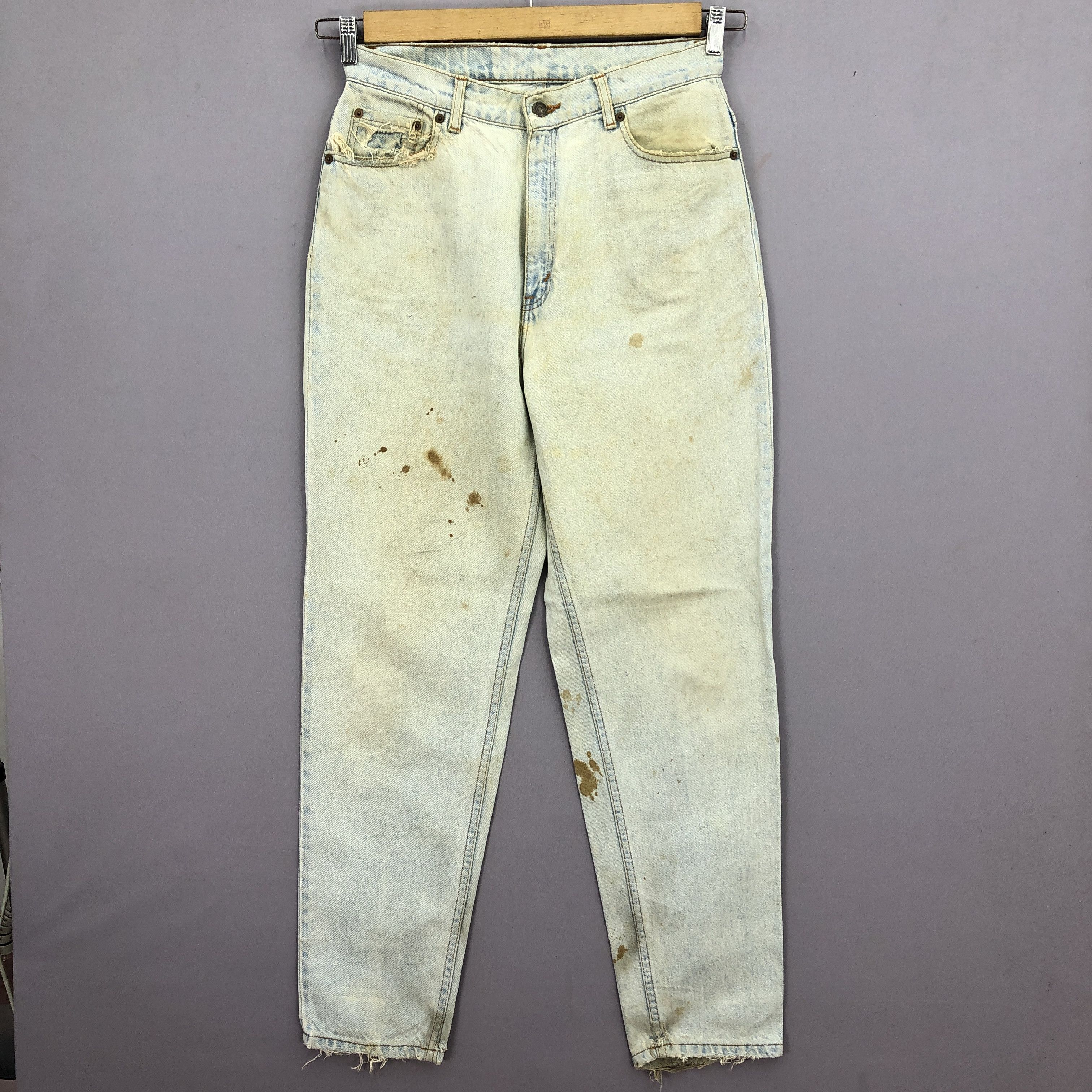 Levi's Vintage Levis Tapered Leg Jeans Dirty Rusty Denim BS47143 Size US 30 / EU 46 - 1 Thumbnail